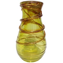 Studio Cristal Val Saint-Lambert Vase Signed Studio Cristal, 1995, Belgium