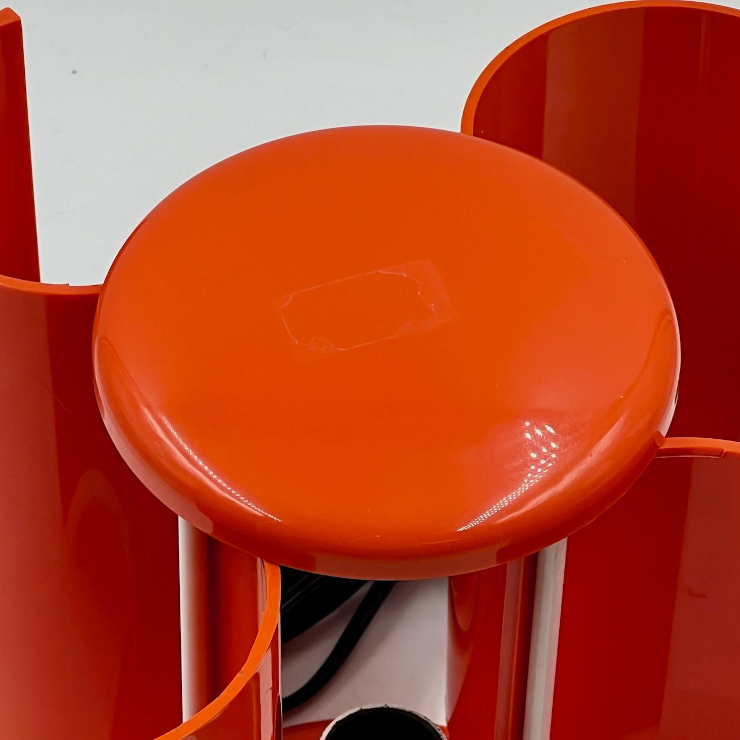 Studio D.A. Lamperti Table Lamp in Orange Plastic - Mid Century Modern Icon 1