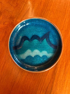 Plato Vide Poche Studio Del Campo "Ola" Esmaltado Bronce y Cobre