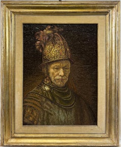 Micromosaic Panel "Casco D’oro (The Man with the Golden Helmet)" After Rembrandt