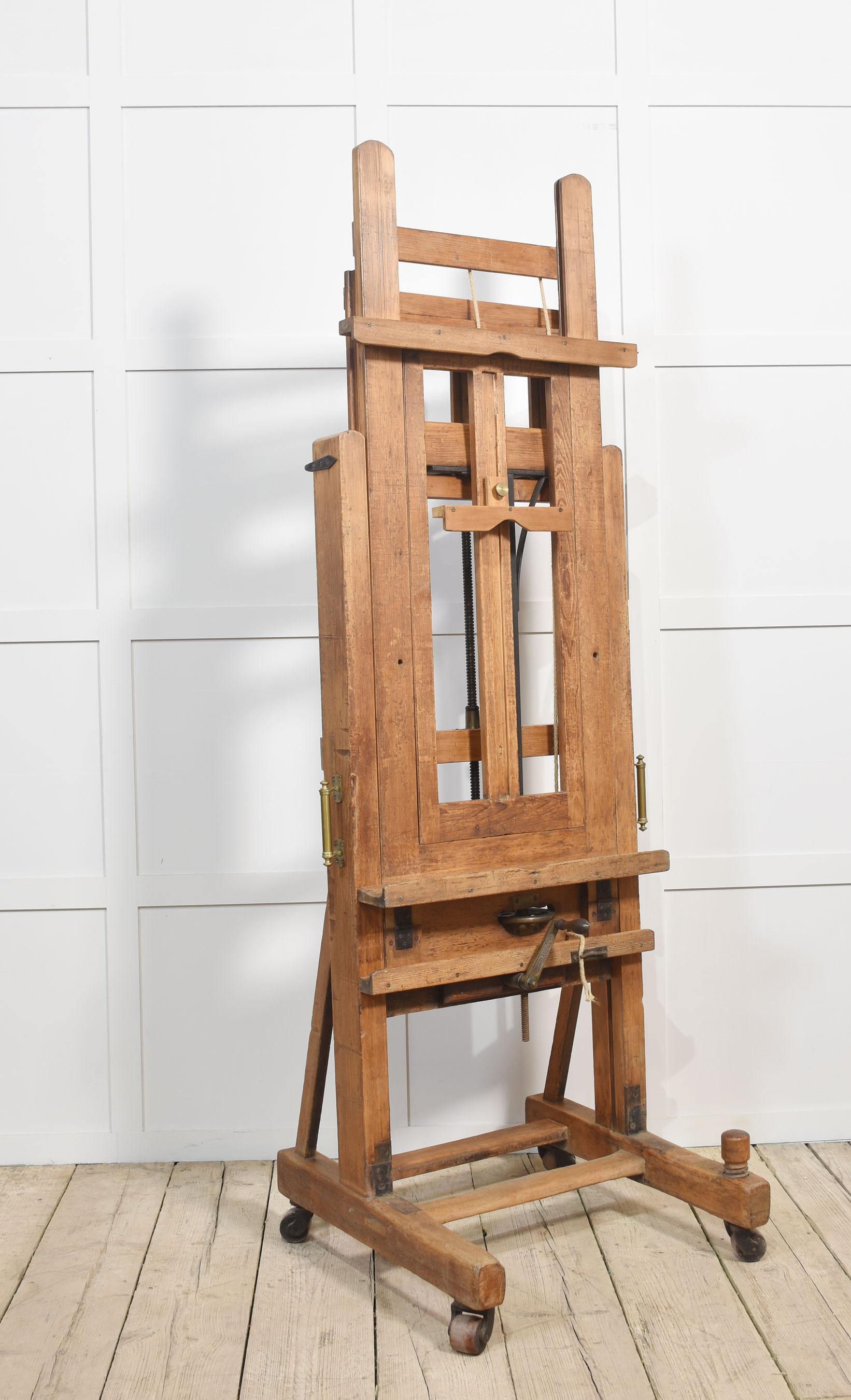 19th Century Studio easel by Windsor and Newton For Sale
