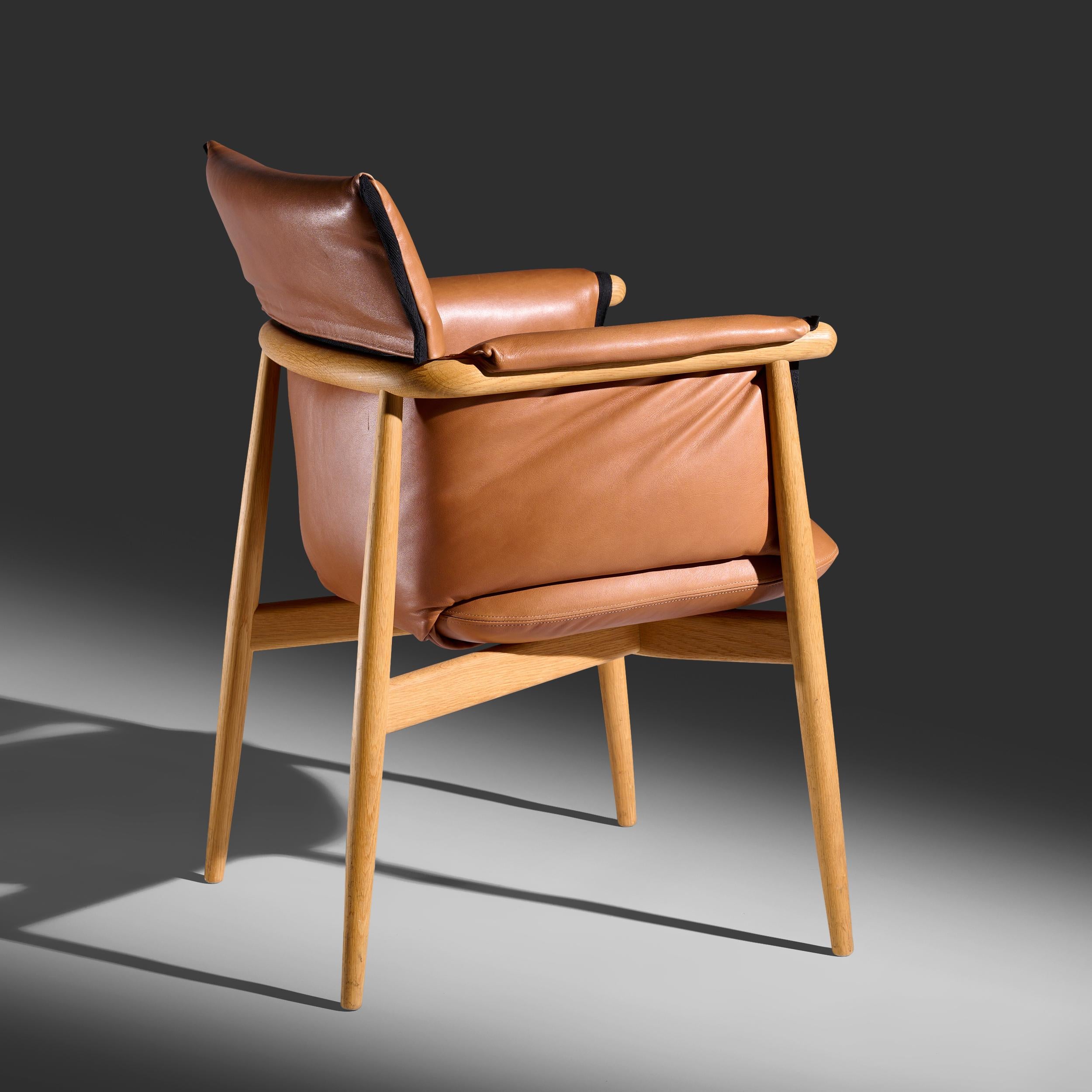 Acier Studio Eoos model e005 Embrace chair for Carl Hansen & Son Denmark, 2015 en vente