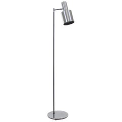Studio Floor Lamp by Jo Hammerborg. Aluminium and Gray Floor Lamp, 1963