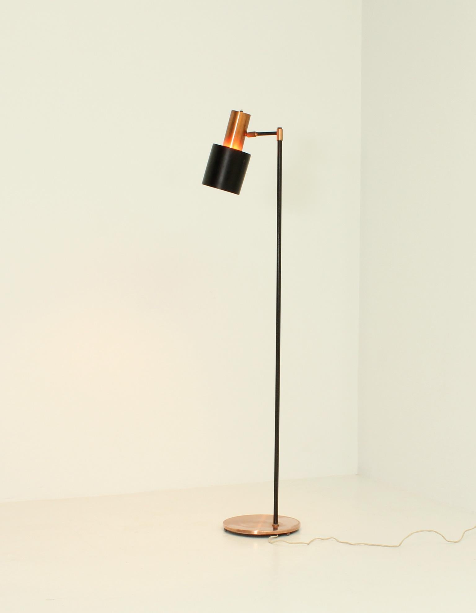 Studio Floor Lamp by Jo Hammerborg for Fog & Mørup, Denmark, 1960's 4