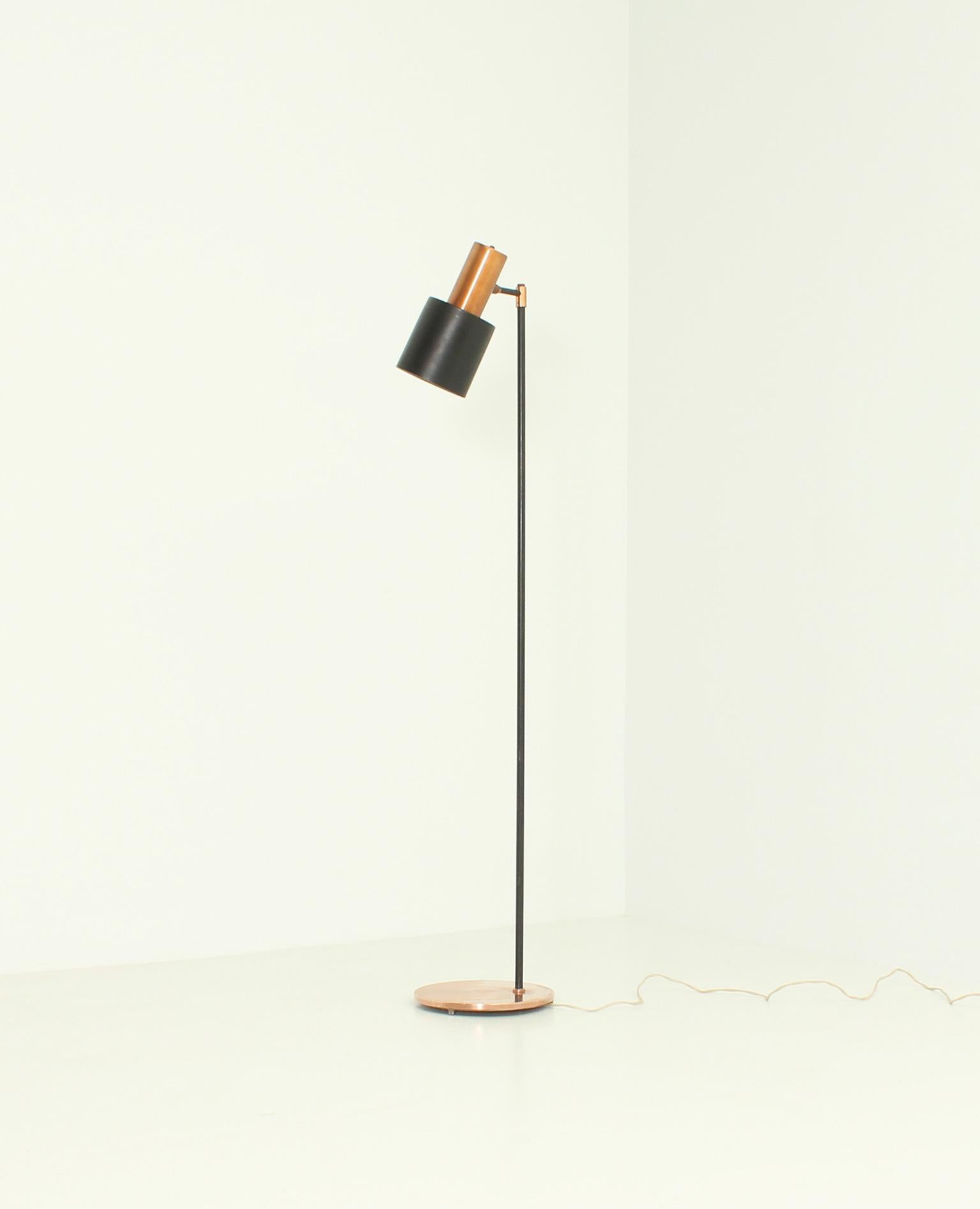 Studio Floor Lamp by Jo Hammerborg for Fog & Mørup, Denmark, 1960's 5