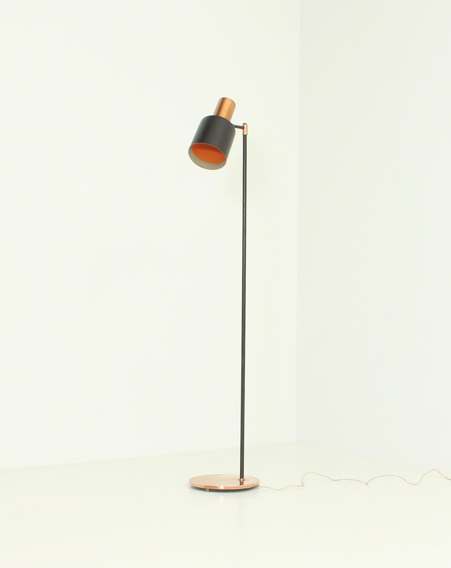 Studio Floor Lamp by Jo Hammerborg for Fog & Mørup, Denmark, 1960's 6