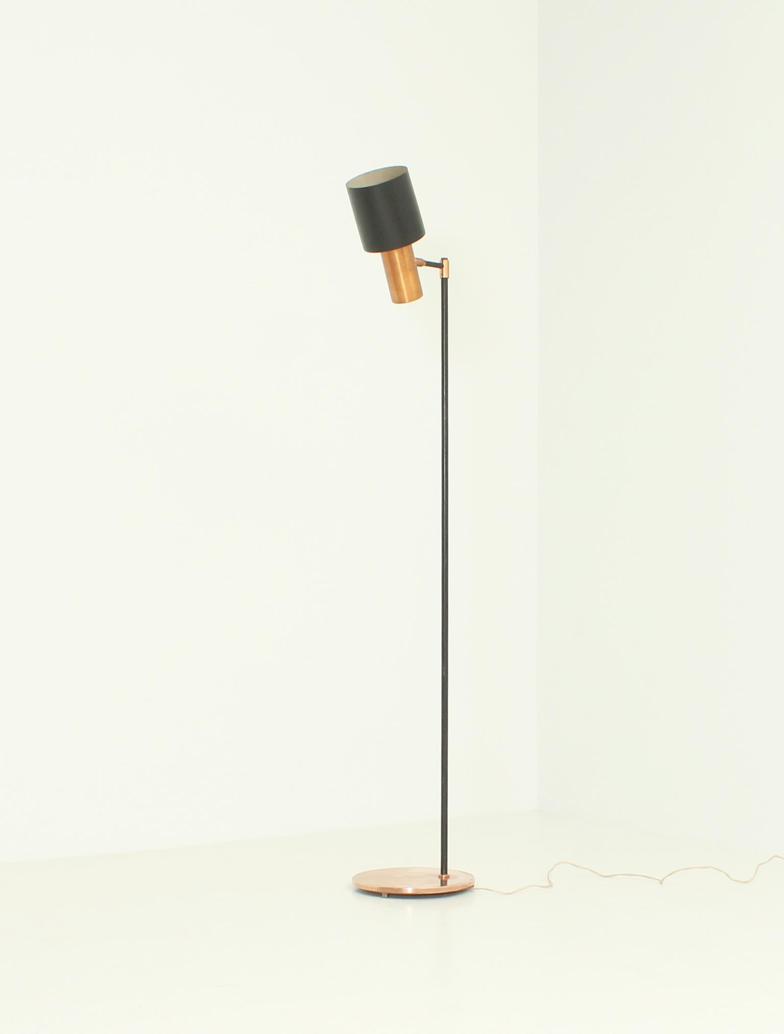 Studio Floor Lamp by Jo Hammerborg for Fog & Mørup, Denmark, 1960's 7