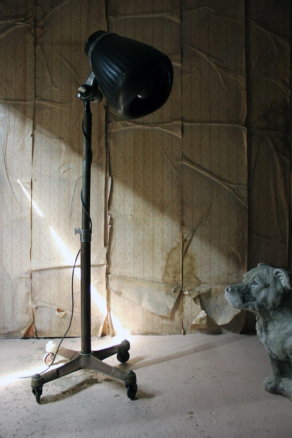 Studio Floor Lamp Converted from a Hairdressing Salon Dryer by Eugene Ltd. 6