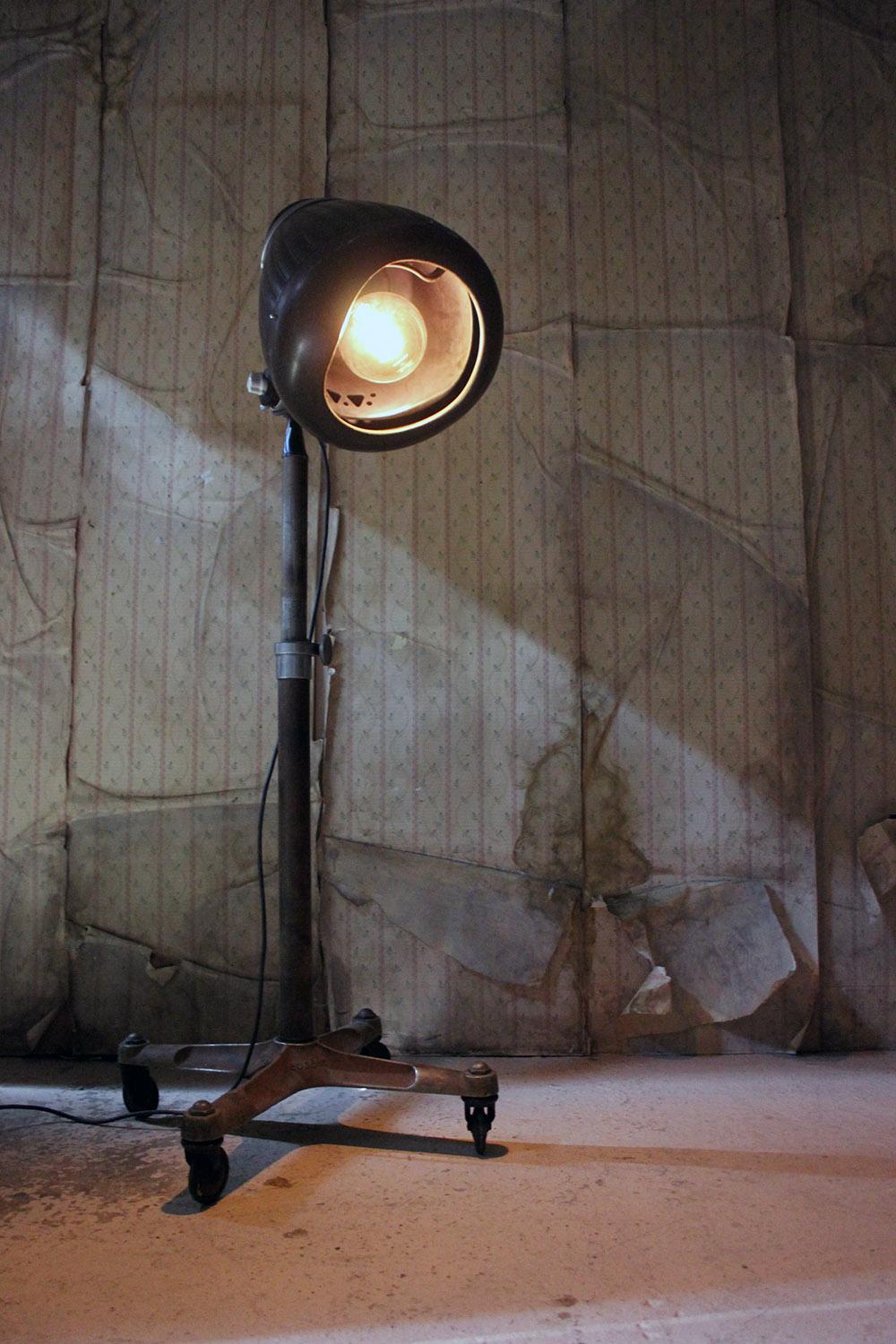 Studio Floor Lamp Converted from a Hairdressing Salon Dryer by Eugene Ltd. 7