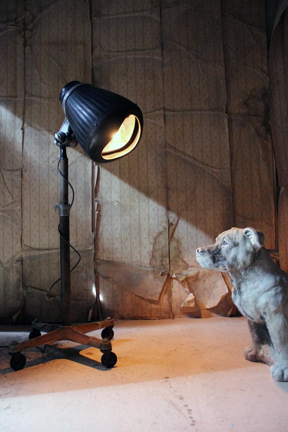 Studio Floor Lamp Converted from a Hairdressing Salon Dryer by Eugene Ltd. 8