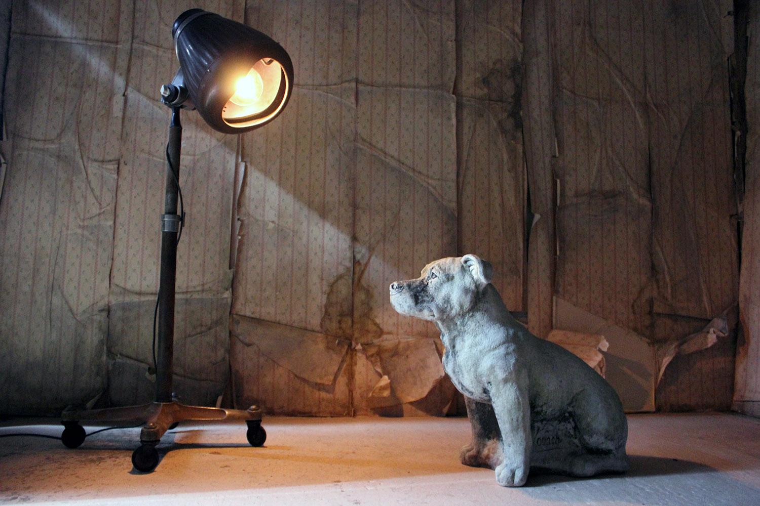 Studio Floor Lamp Converted from a Hairdressing Salon Dryer by Eugene Ltd. 10