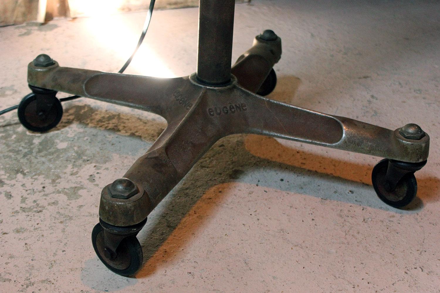 Art Deco Studio Floor Lamp Converted from a Hairdressing Salon Dryer by Eugene Ltd.