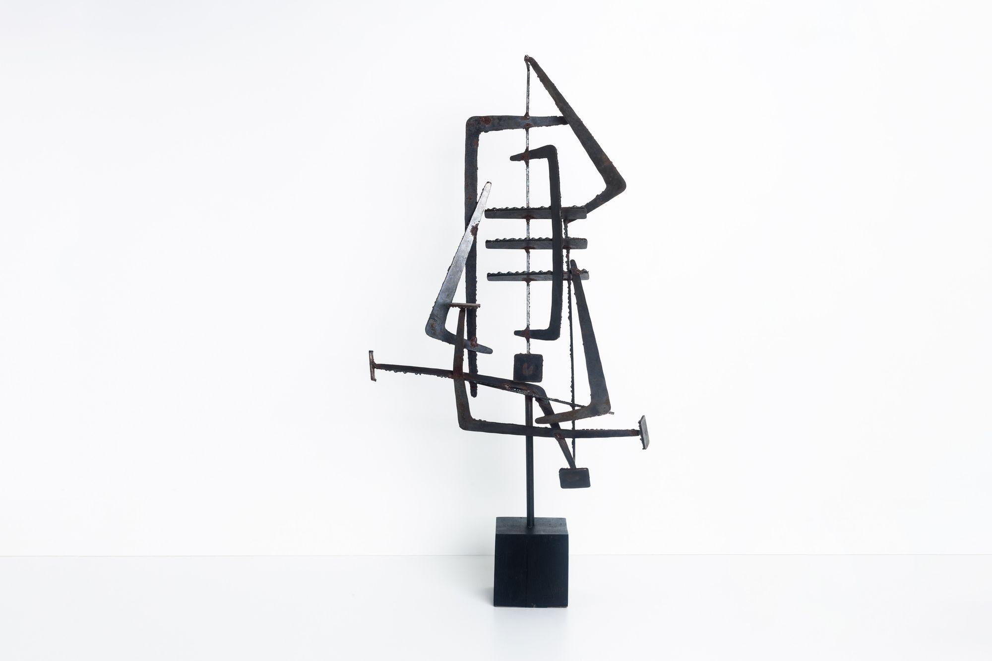 Studio Forged Metal Sculture, Artist unknown, well executed.
Dimensions:
24