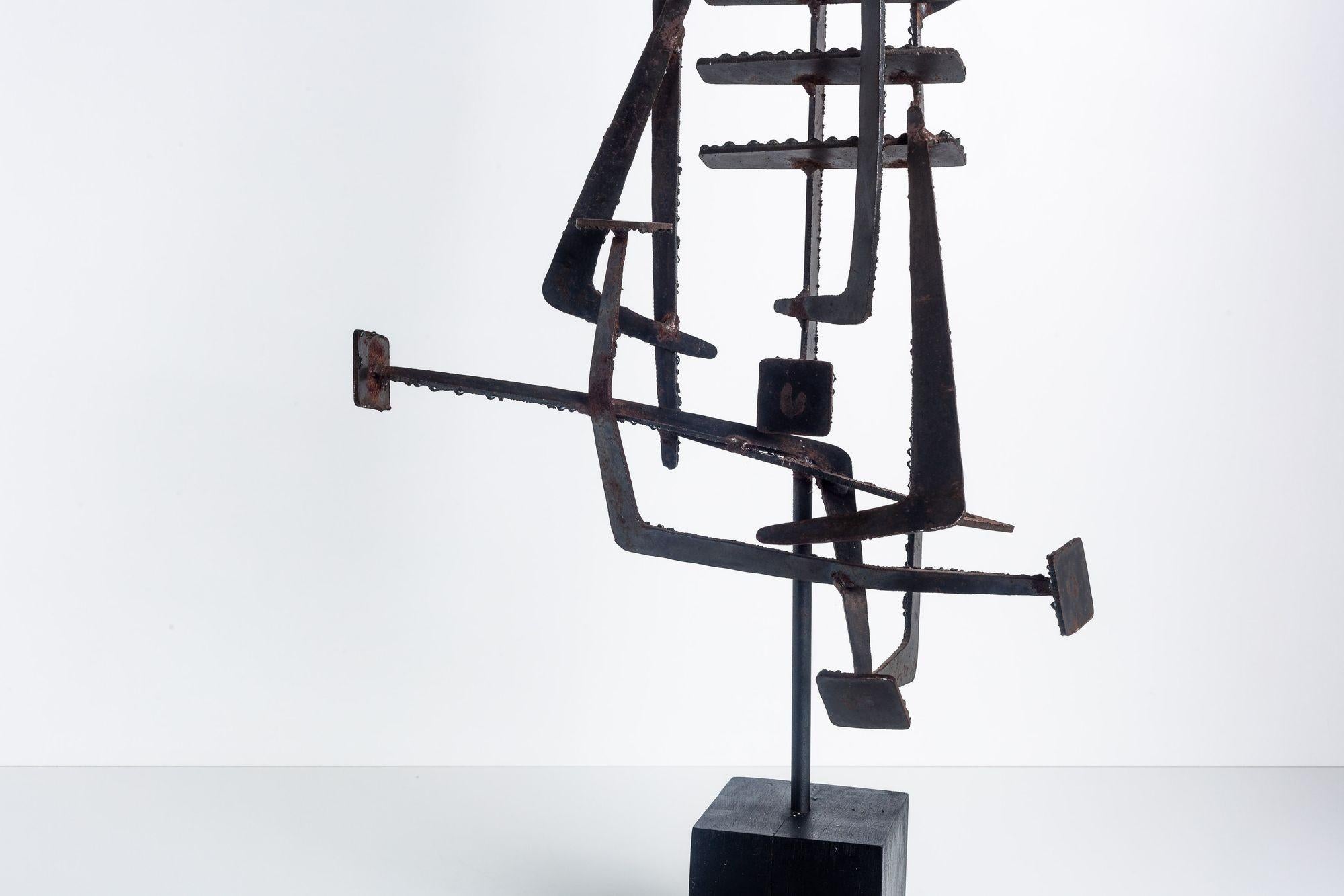 Studio Forged Metal Sculture For Sale 1