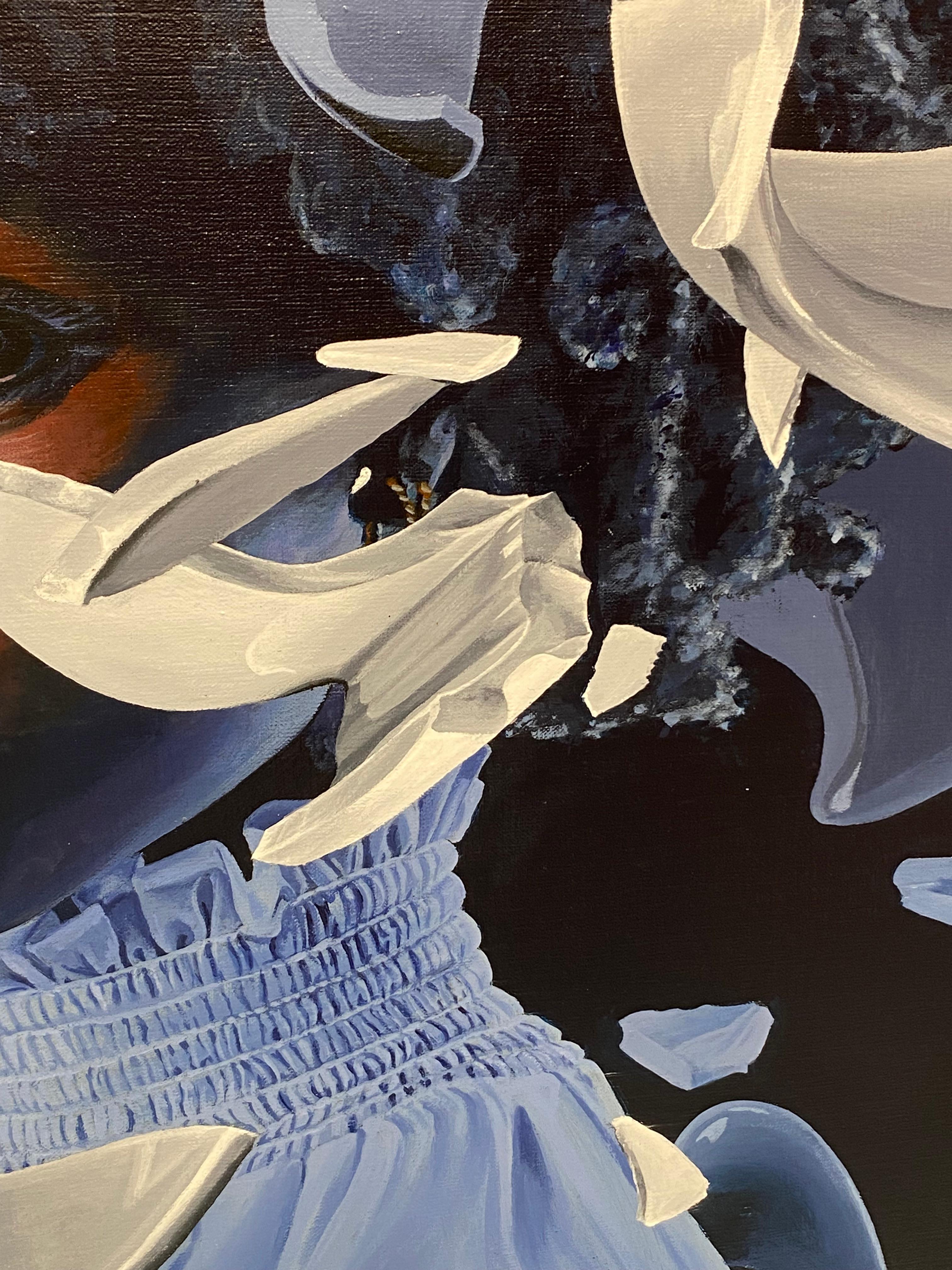 Blue Serenity - Graffiti contemporanei con vernice spray di Studio Giftig in vendita 5