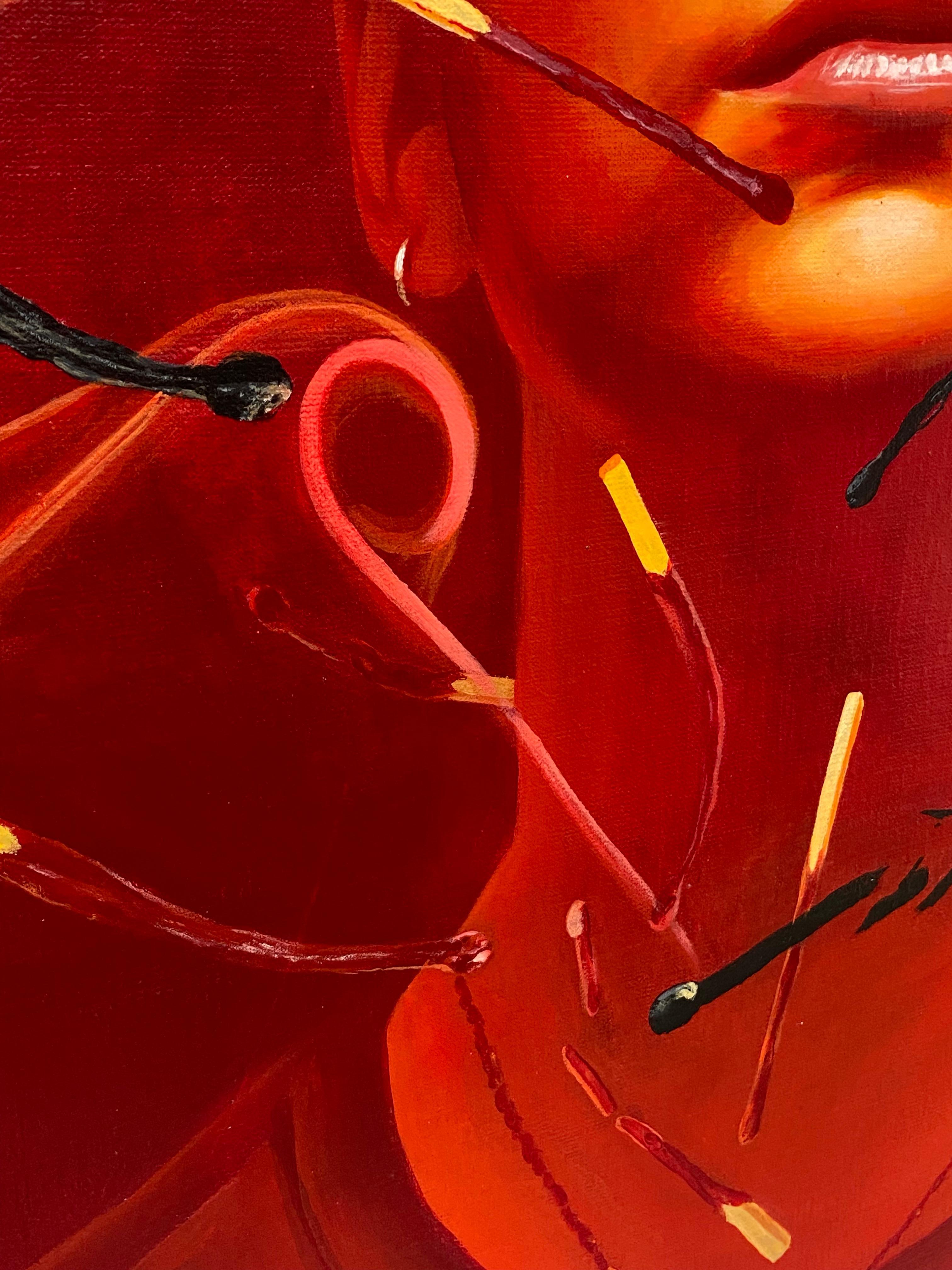 La luce della speranza - Graffiti contemporanei con vernice spray di Studio Giftig in vendita 5