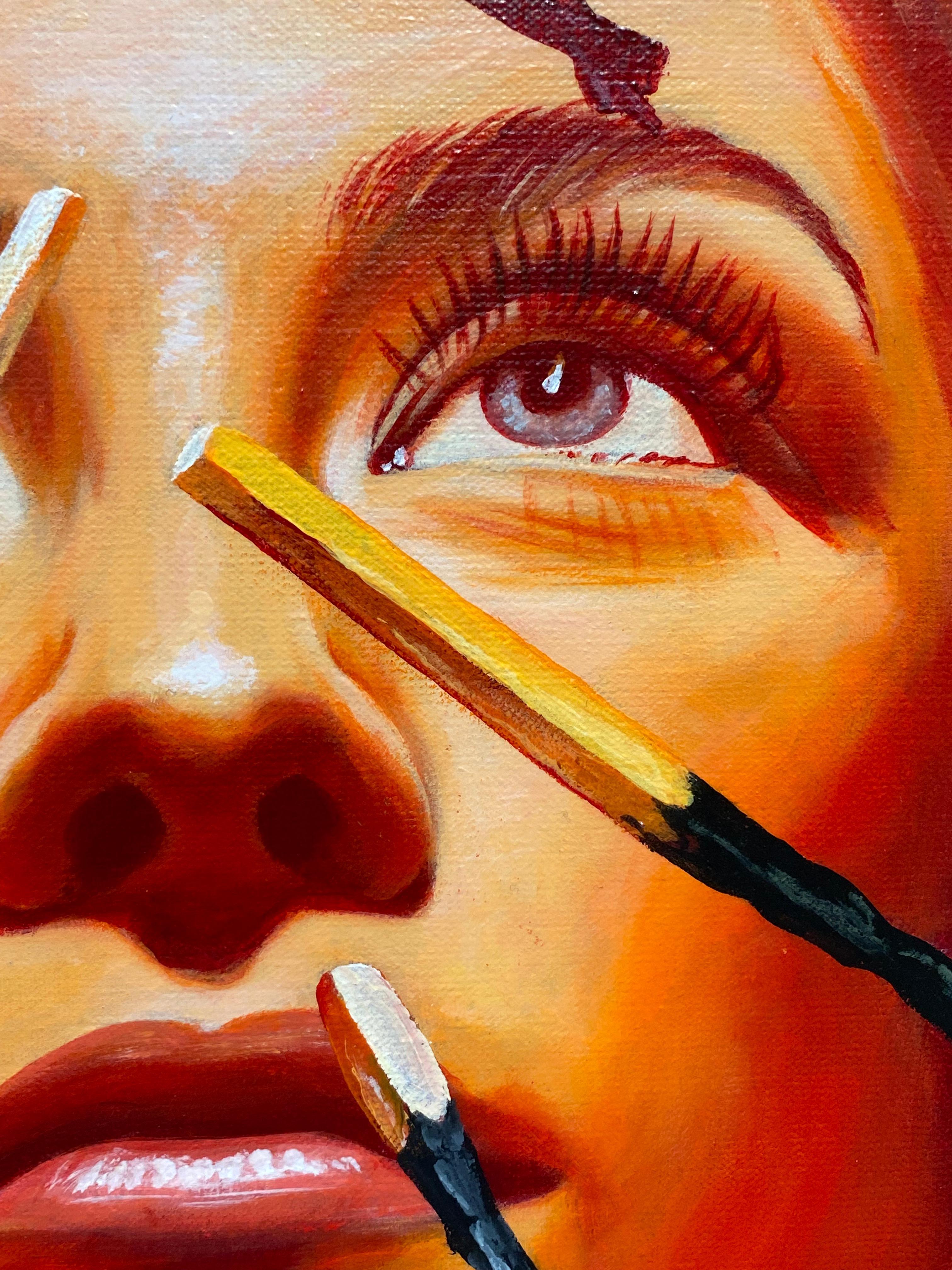 La luce della speranza - Graffiti contemporanei con vernice spray di Studio Giftig in vendita 6