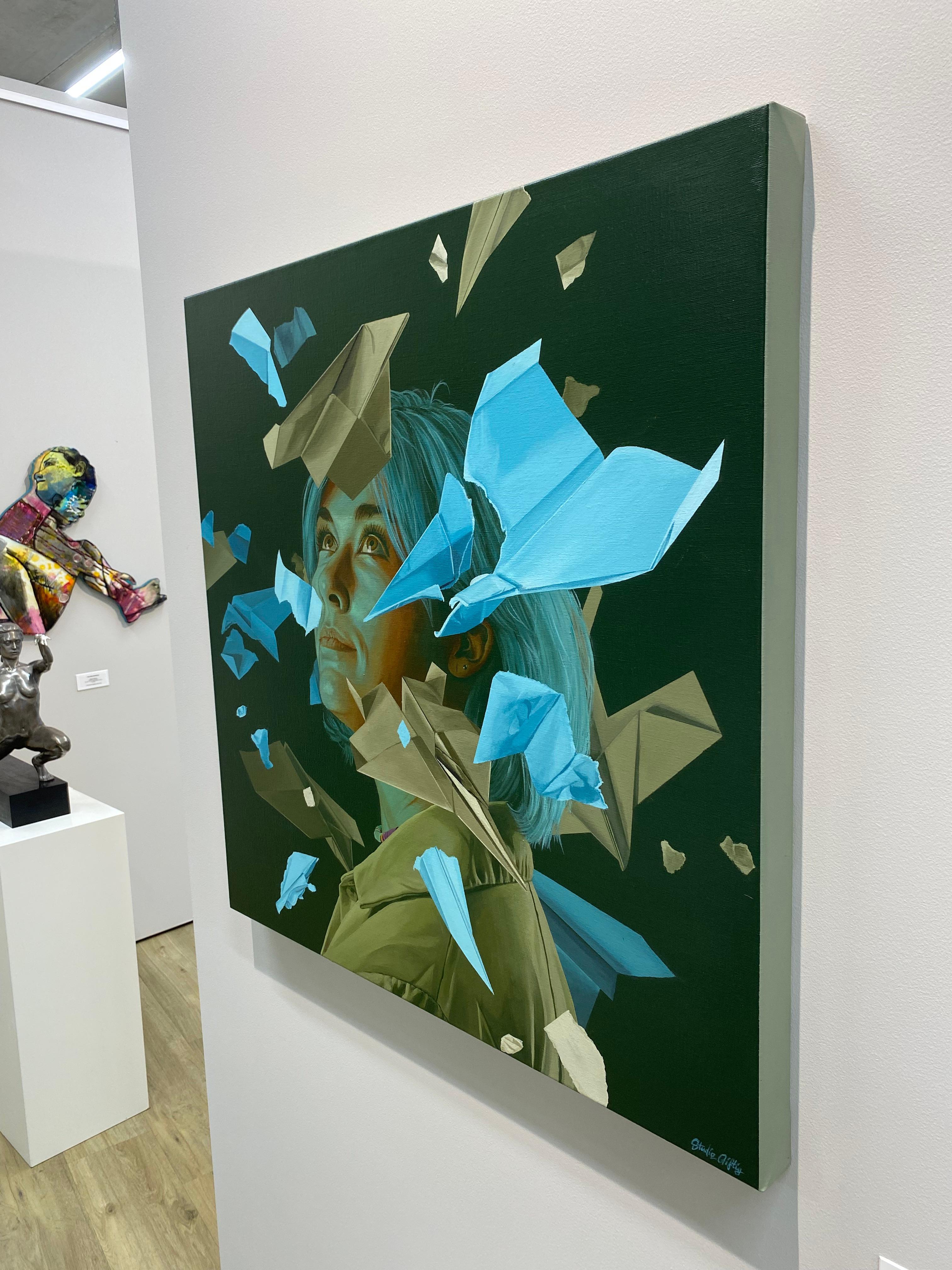 Up & Up - Graffiti contemporanei con vernice spray dello Studio Giftig in vendita 9