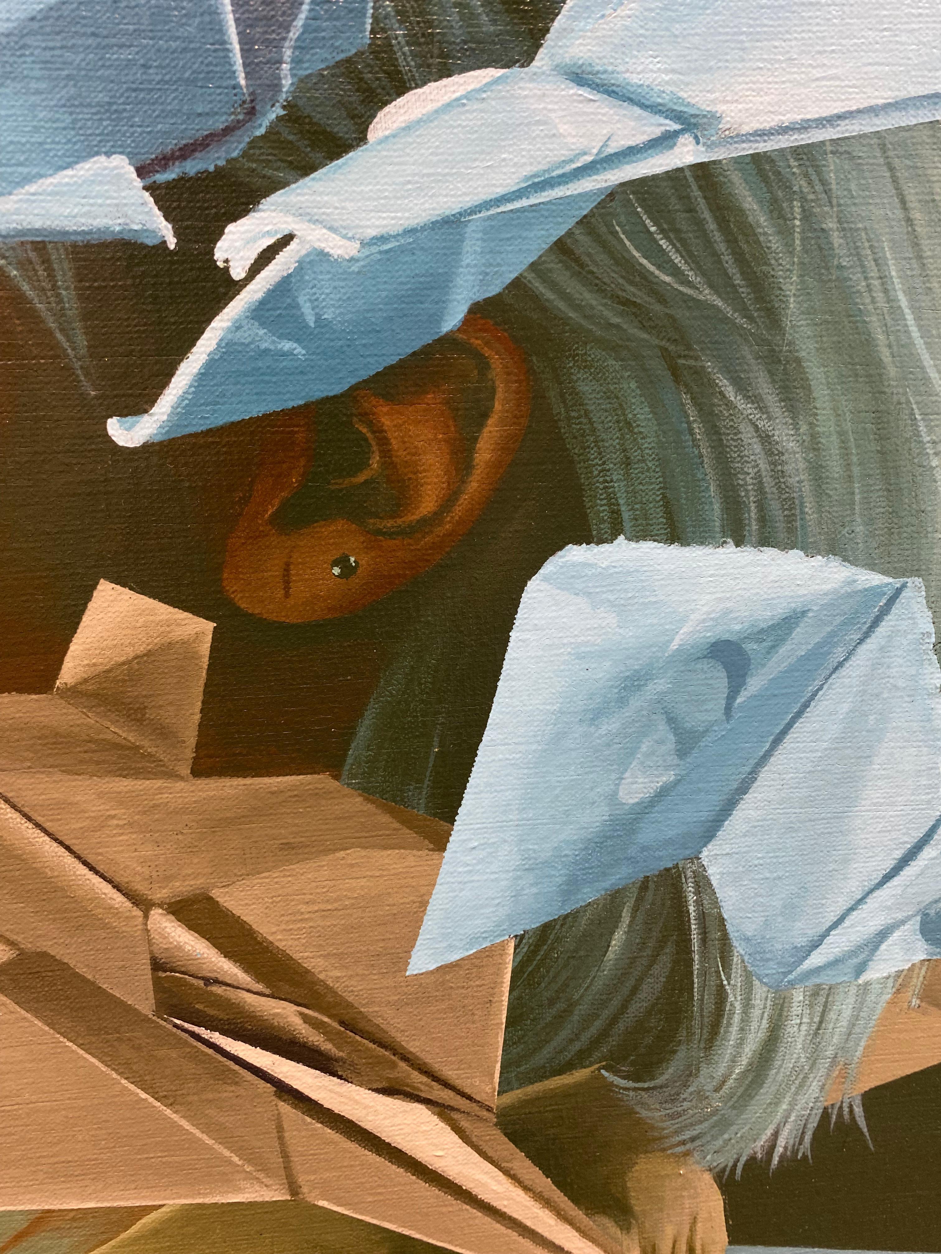 Up & Up - Graffiti contemporanei con vernice spray dello Studio Giftig in vendita 6