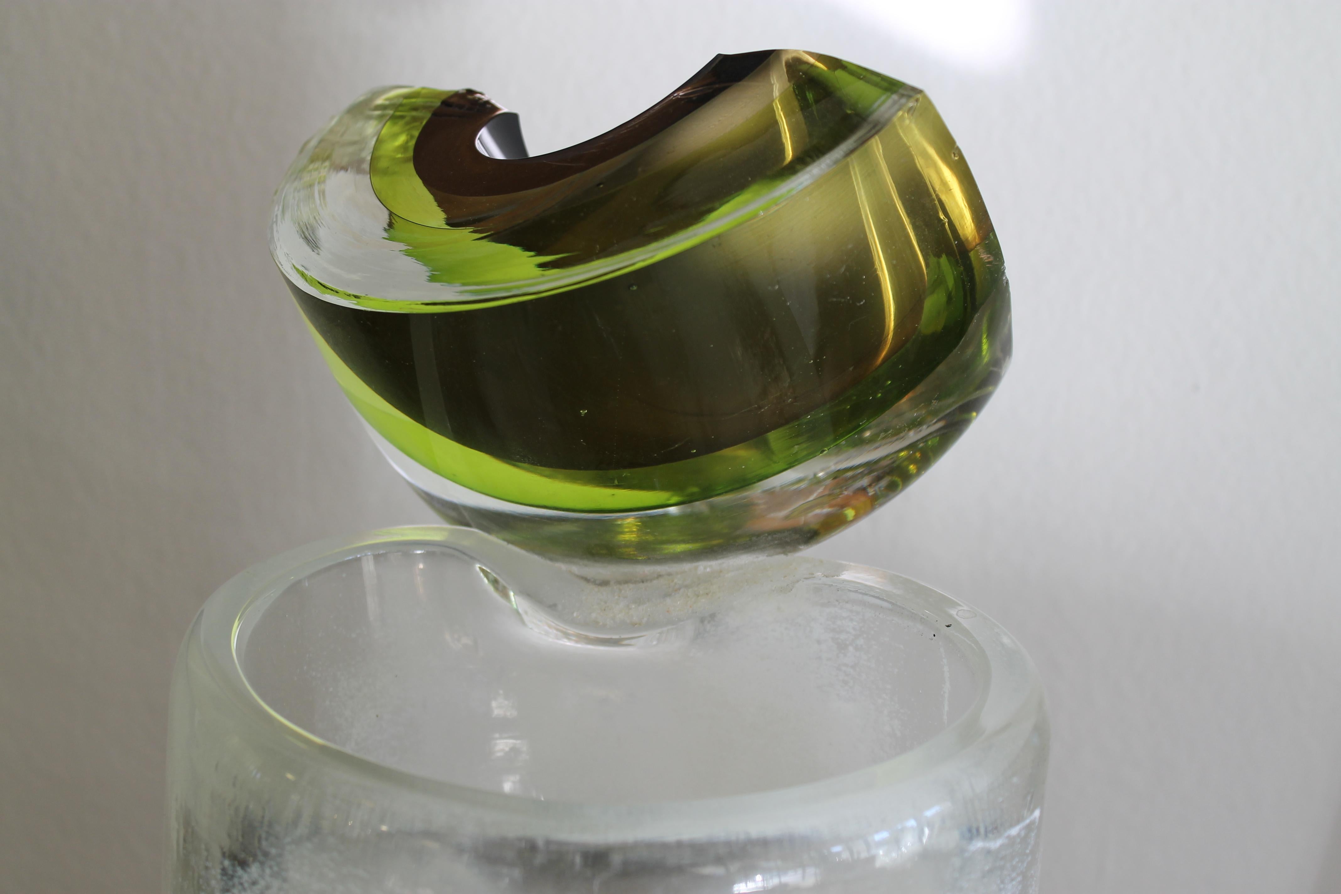 Studio Glass Vase, Dale Chihuly Jerusalem Cylinder  2