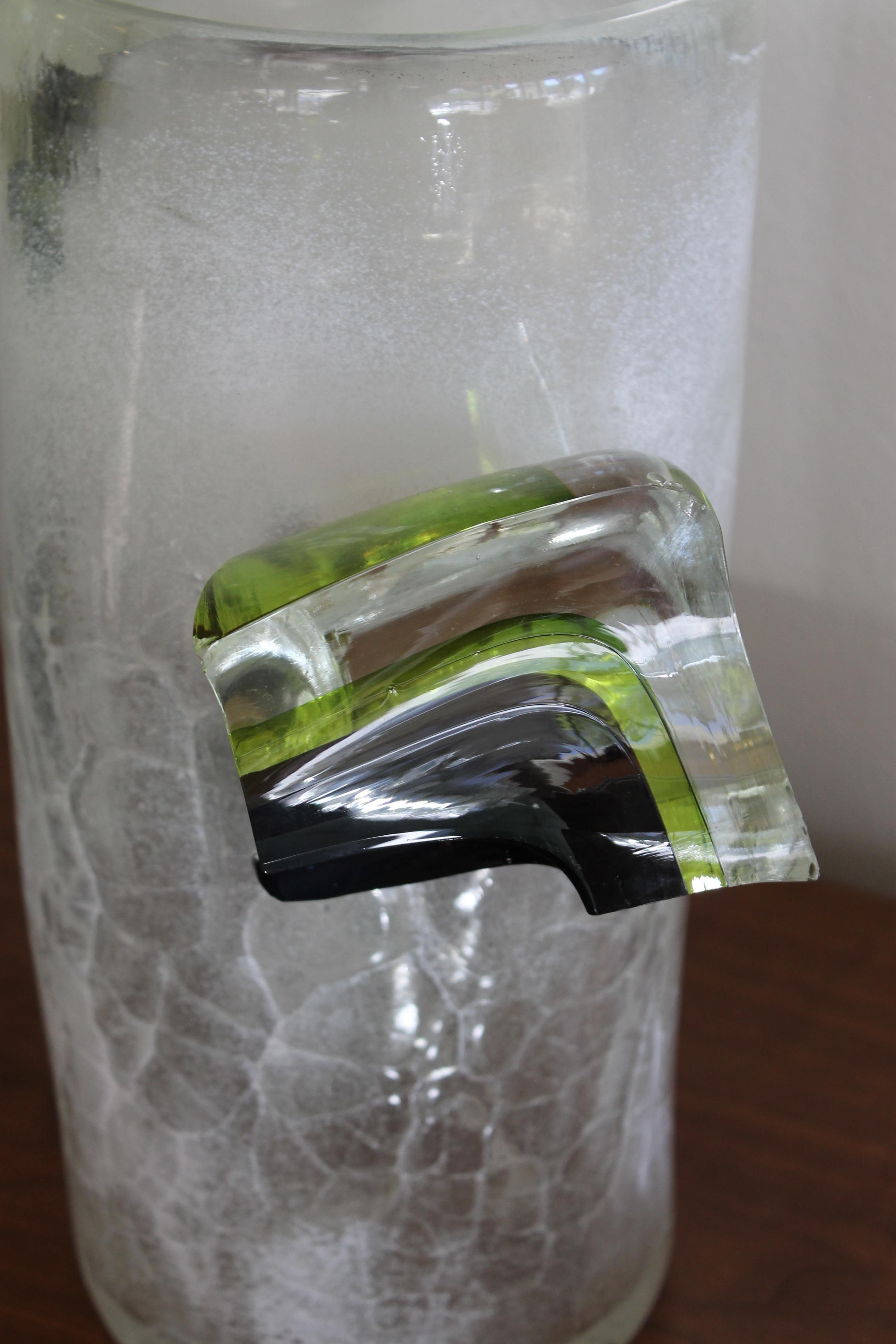 Studio Glass Vase, Dale Chihuly Jerusalem Cylinder 3