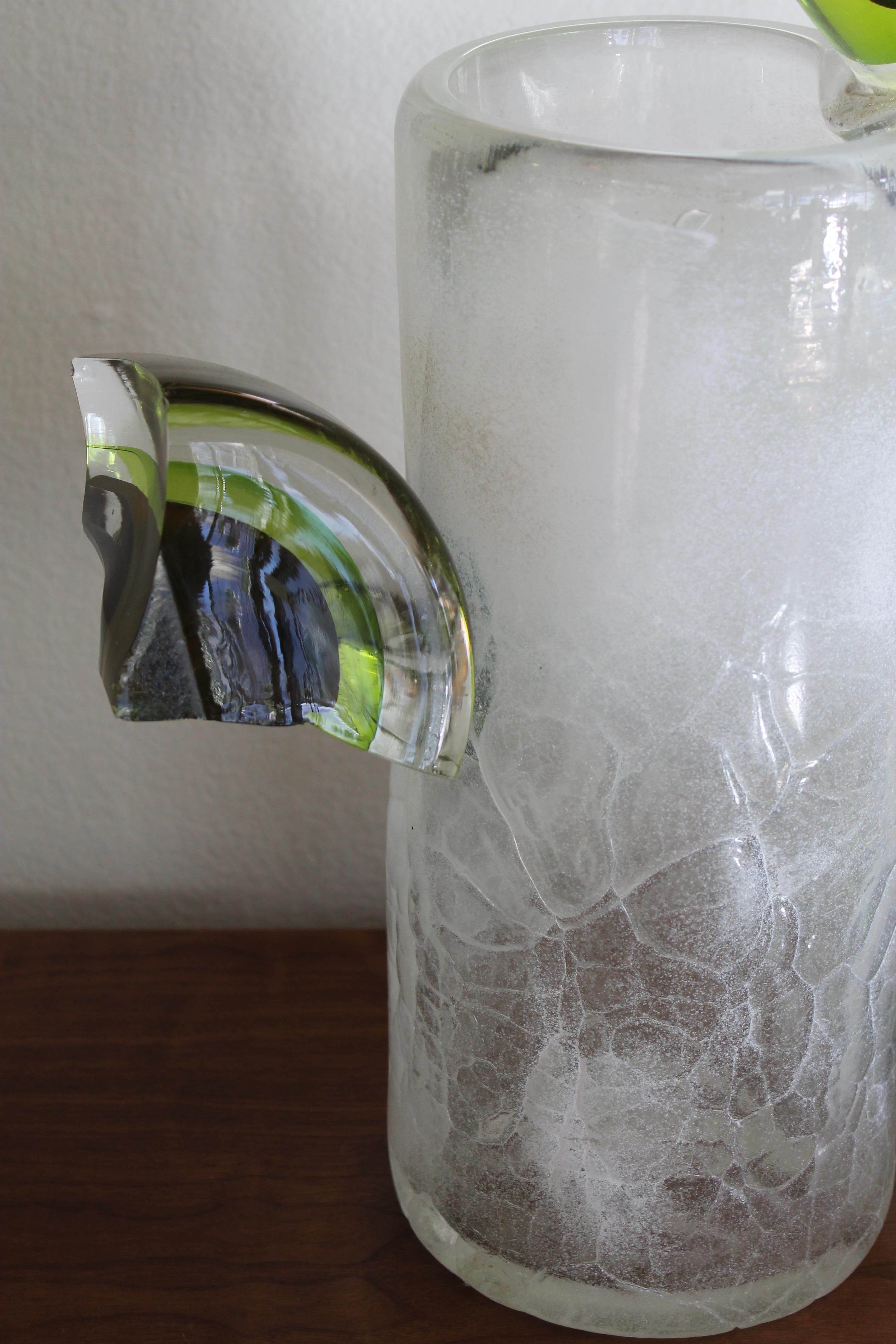 American Studio Glass Vase, Dale Chihuly Jerusalem Cylinder