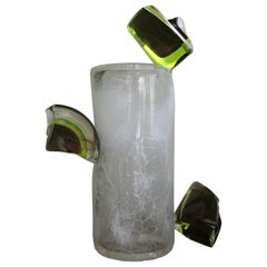 Studio Glass Vase, Dale Chihuly Jerusalem Cylinder