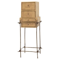 Studio Glithero Ad Hoc Cabinet On Gilt Bronze Bamboo Stand Les French Series 1