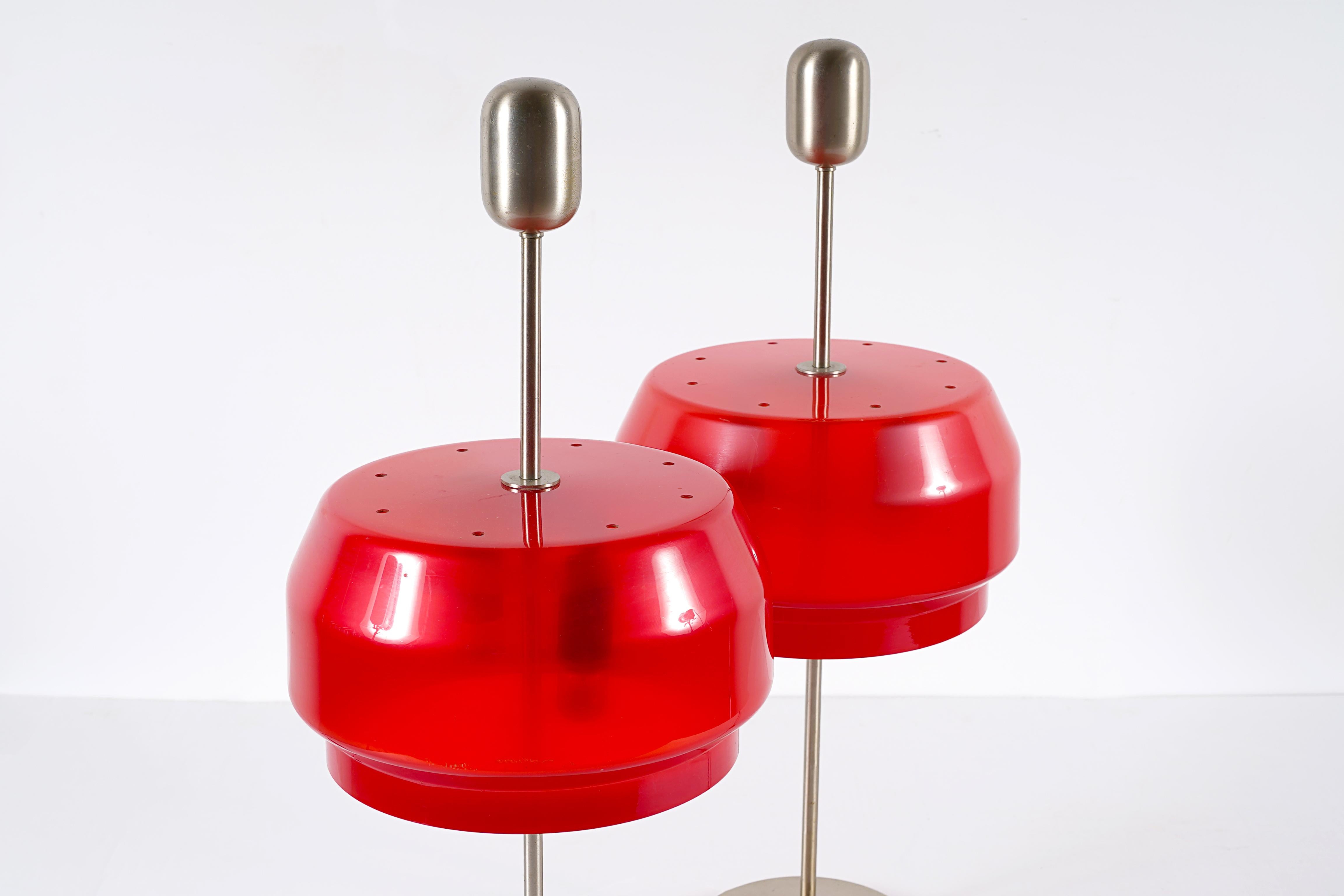 Italian Studio GPA Monti - KARTELL 1959 - Pair of lamps KD 9 by G. Piero and Anna Monti For Sale
