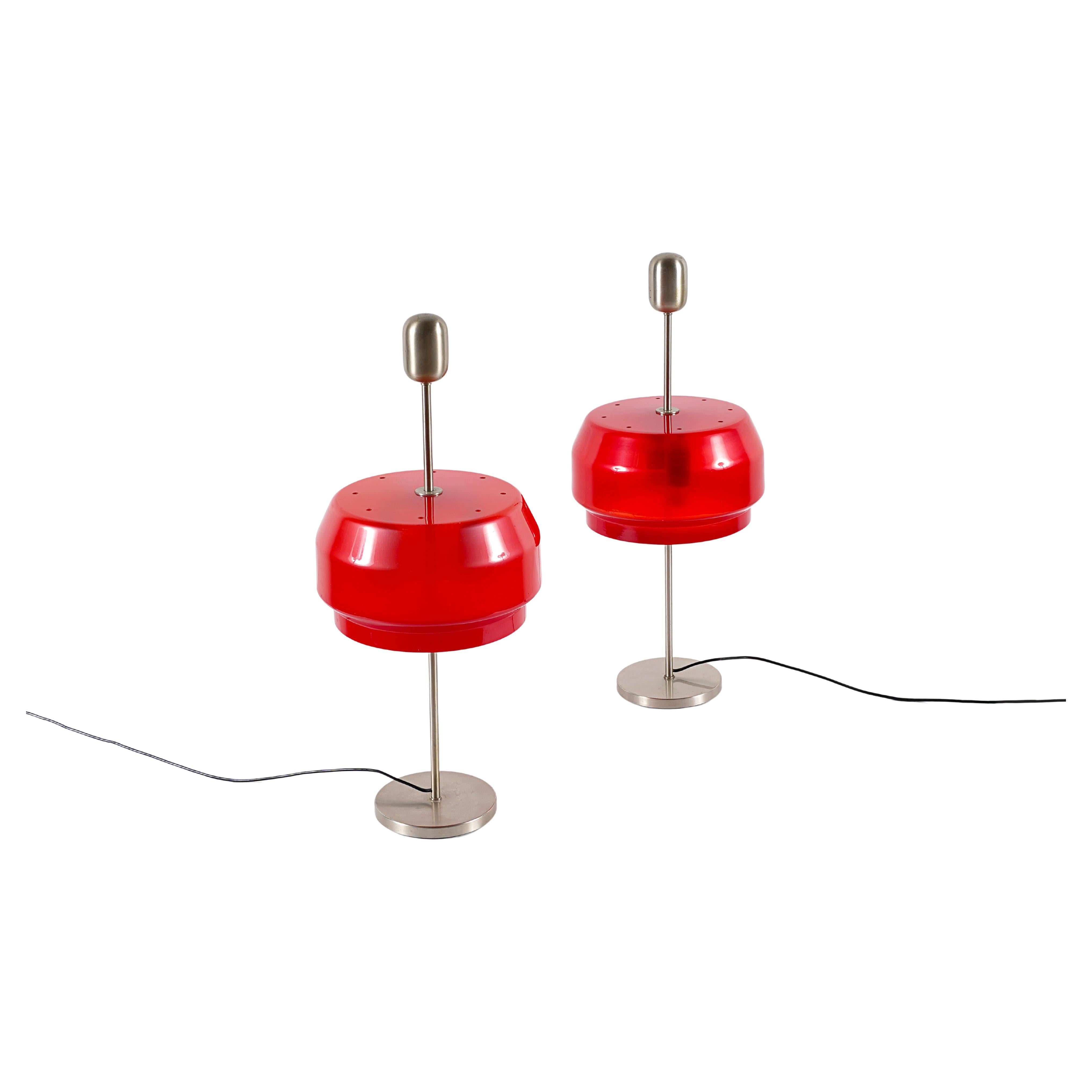 Studio GPA Monti - KARTELL 1959 - Pair of lamps KD 9 by G. Piero and Anna Monti For Sale