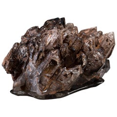 Studio Greytak 'Alligator Quartz on Smoky Quartz Base'