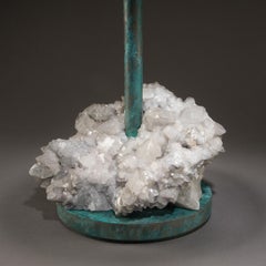 Studio Greytak 'Havana Table 10' Manganoan Calcite and Copper Patina