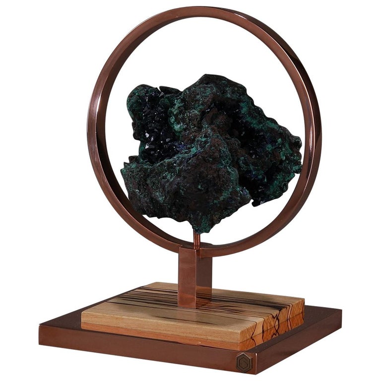 Studio Greytak �Ouroboros 3� AzuriteMalachite, Copper and