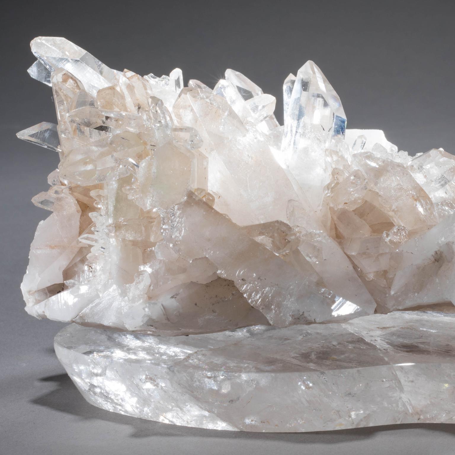 Studio Greytak 'Small Himalayan Quartz on Crystal Base' Hand Carved Base In New Condition For Sale In Missoula, MT