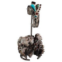 Studio Greytak 
Turquoise Cuff on Sphalerite with Garnet
 Sunstone 
Tourmaline