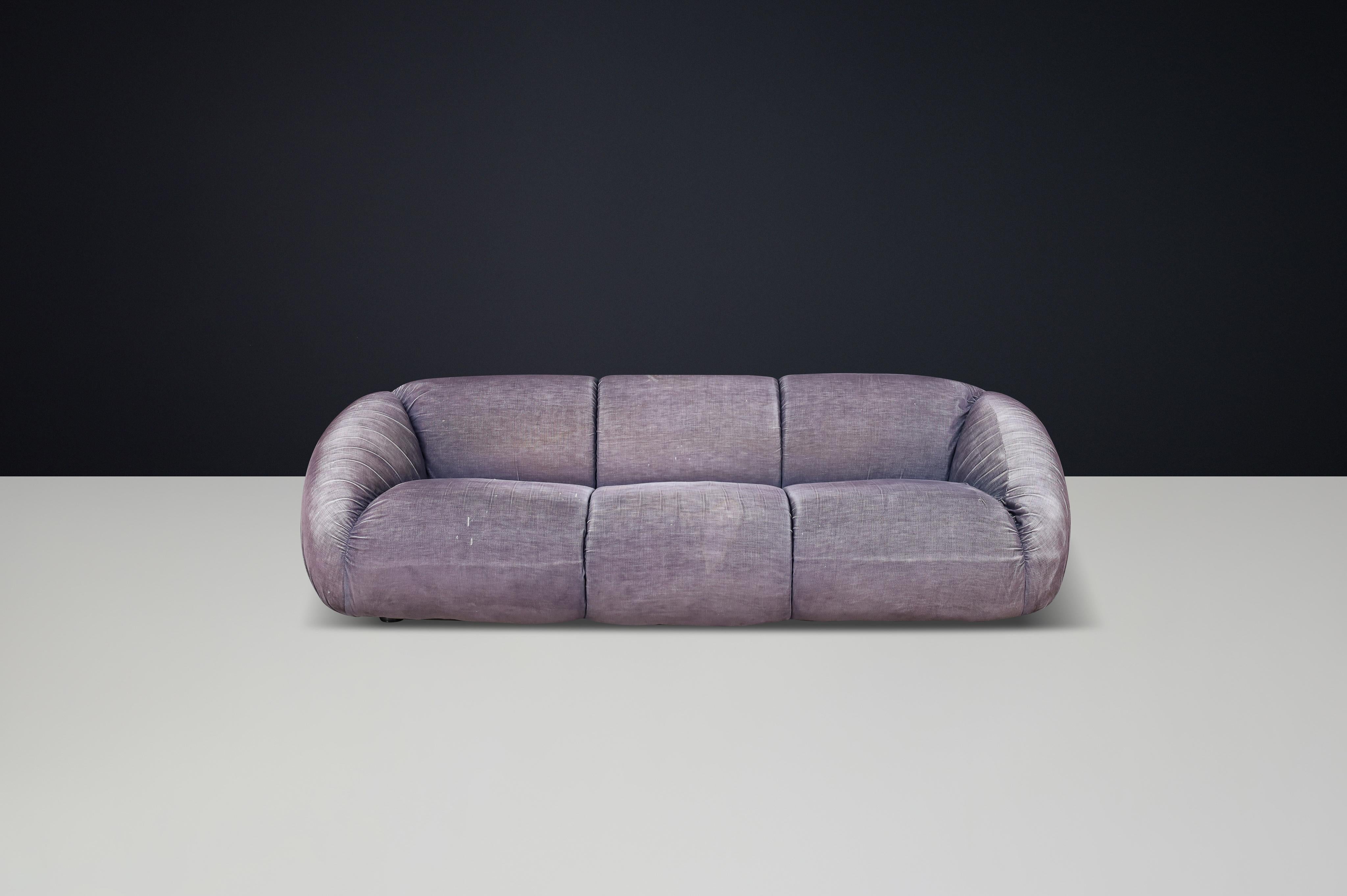 Mid-Century Modern Sofa 3 places Studio Gruppo 14 T.E.E.E. par Busnelli, Italie, 1970 en vente