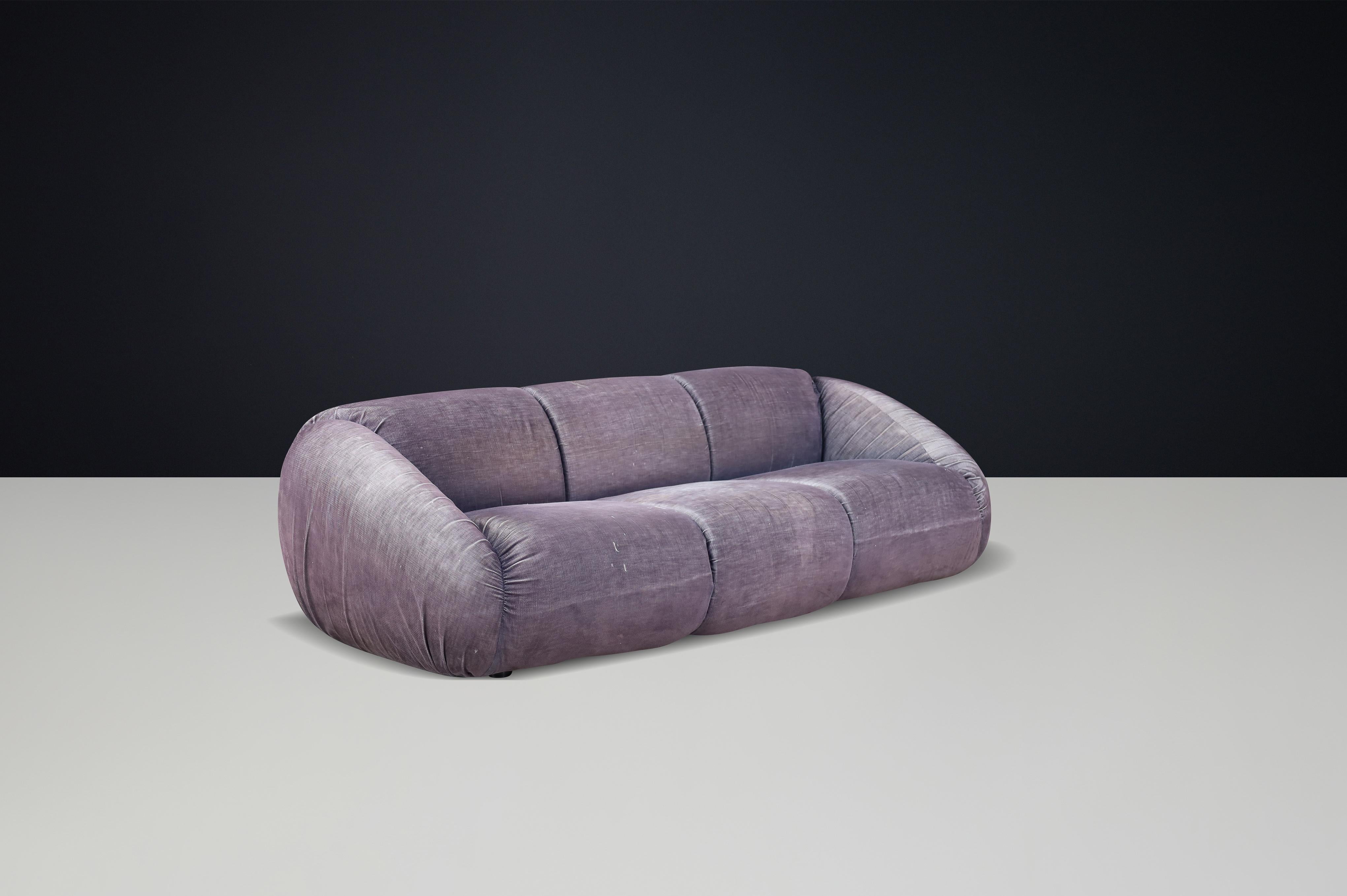 Sofa 3 places Studio Gruppo 14 T.E.E.E. par Busnelli, Italie, 1970 Bon état - En vente à Almelo, NL