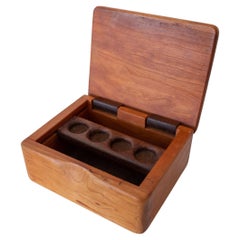 Studio Handcrafted Wood Jewelry Box 1970s