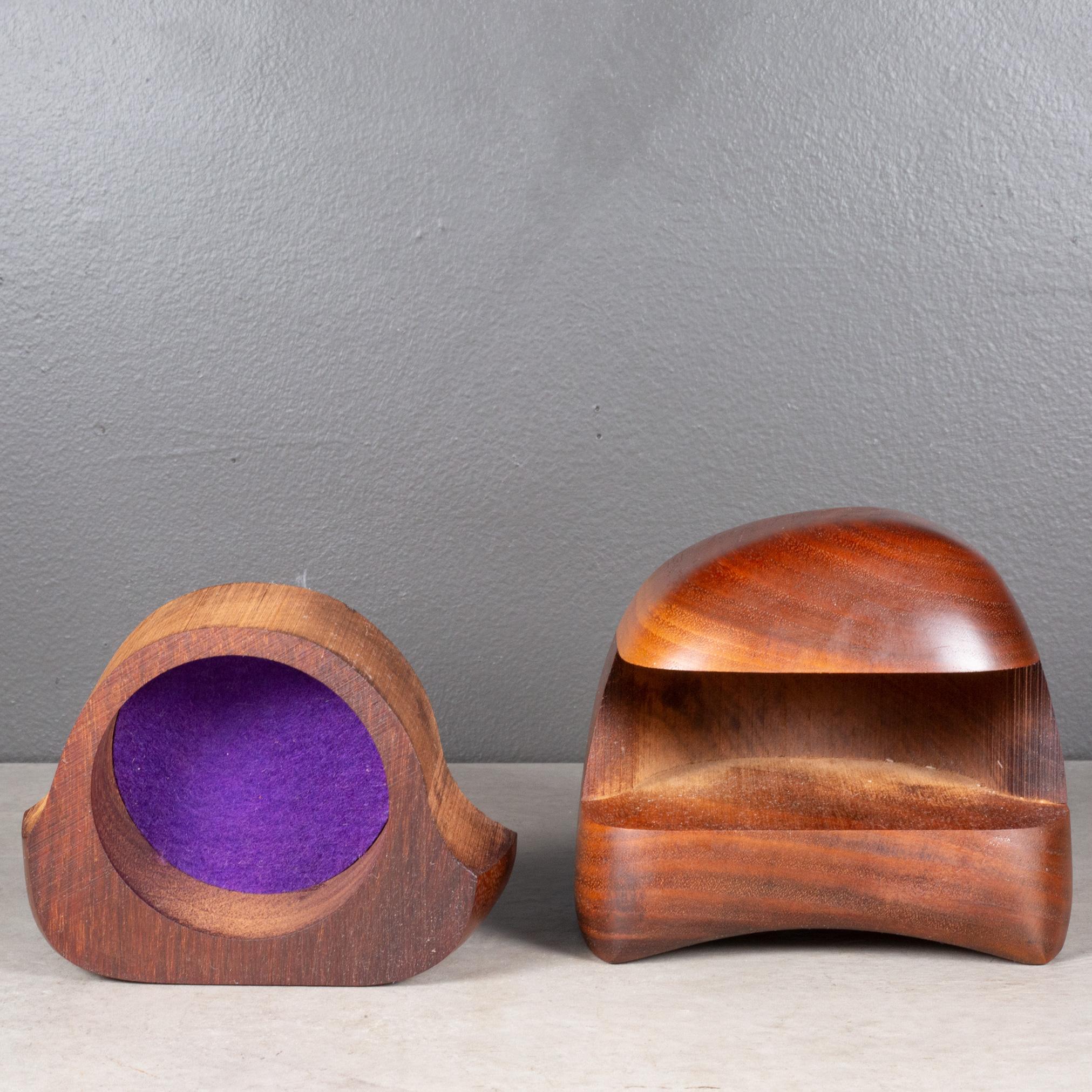 Joyero artesanal del artista de la Bahía de San Francisco Dean Santner c.1970 Moderno de mediados de siglo en venta