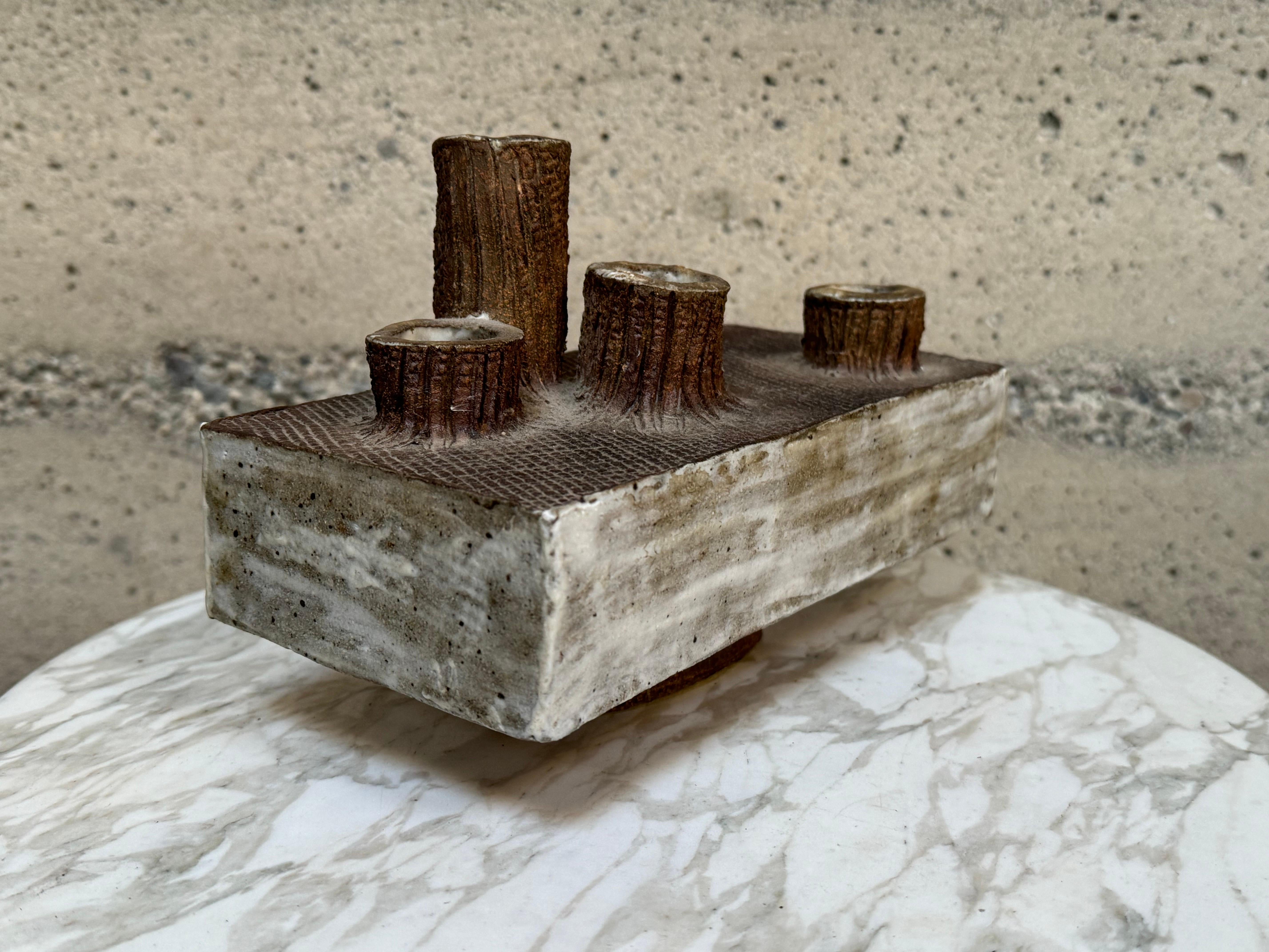 Late 20th Century Studio Ikebana Vase