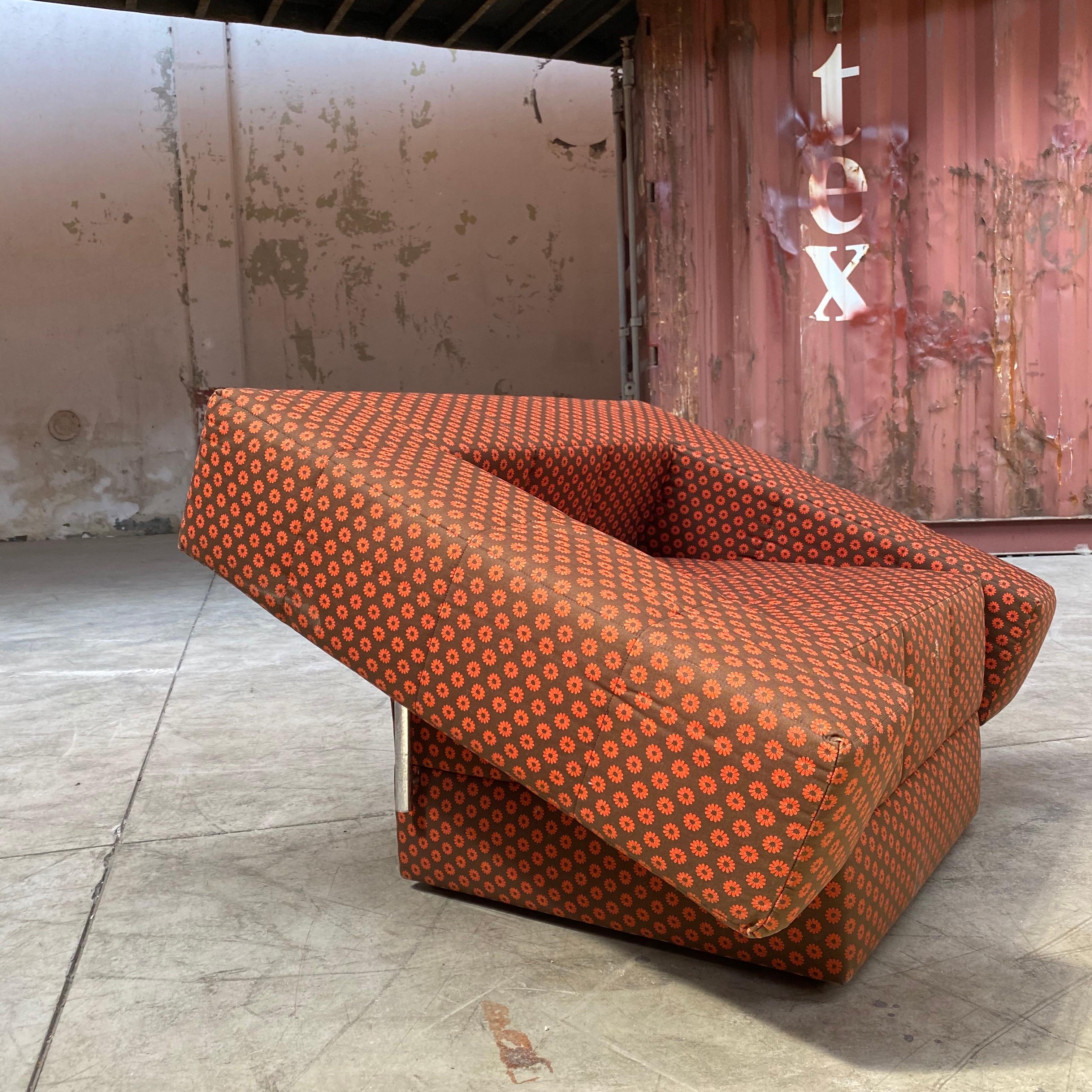 Studio Internotredici “Quadrone” Pair of Armchairs for Bardi Italy, 1975 1
