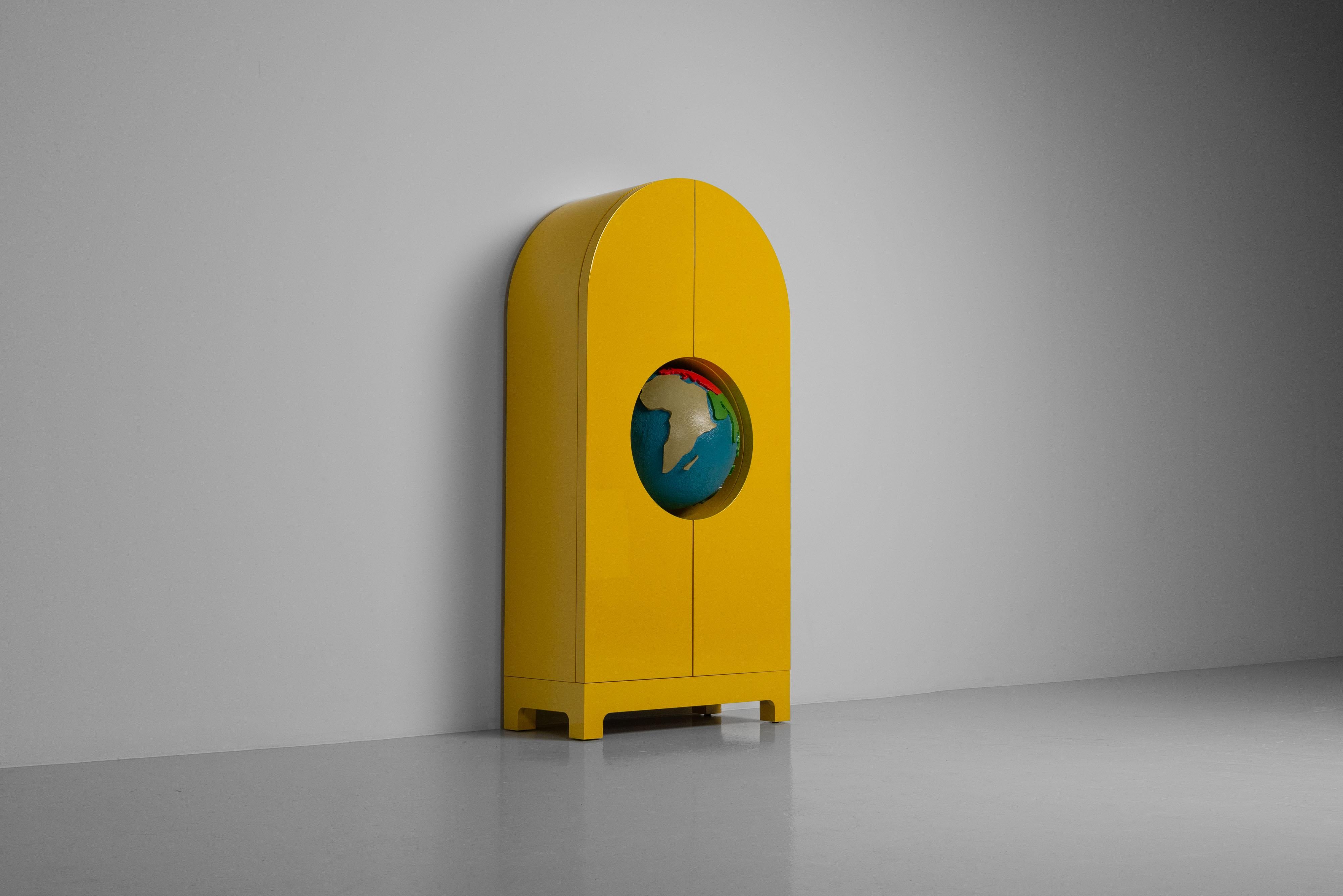 Post-Modern Studio Job Globe Cabinet Gufram Italy 2014 For Sale