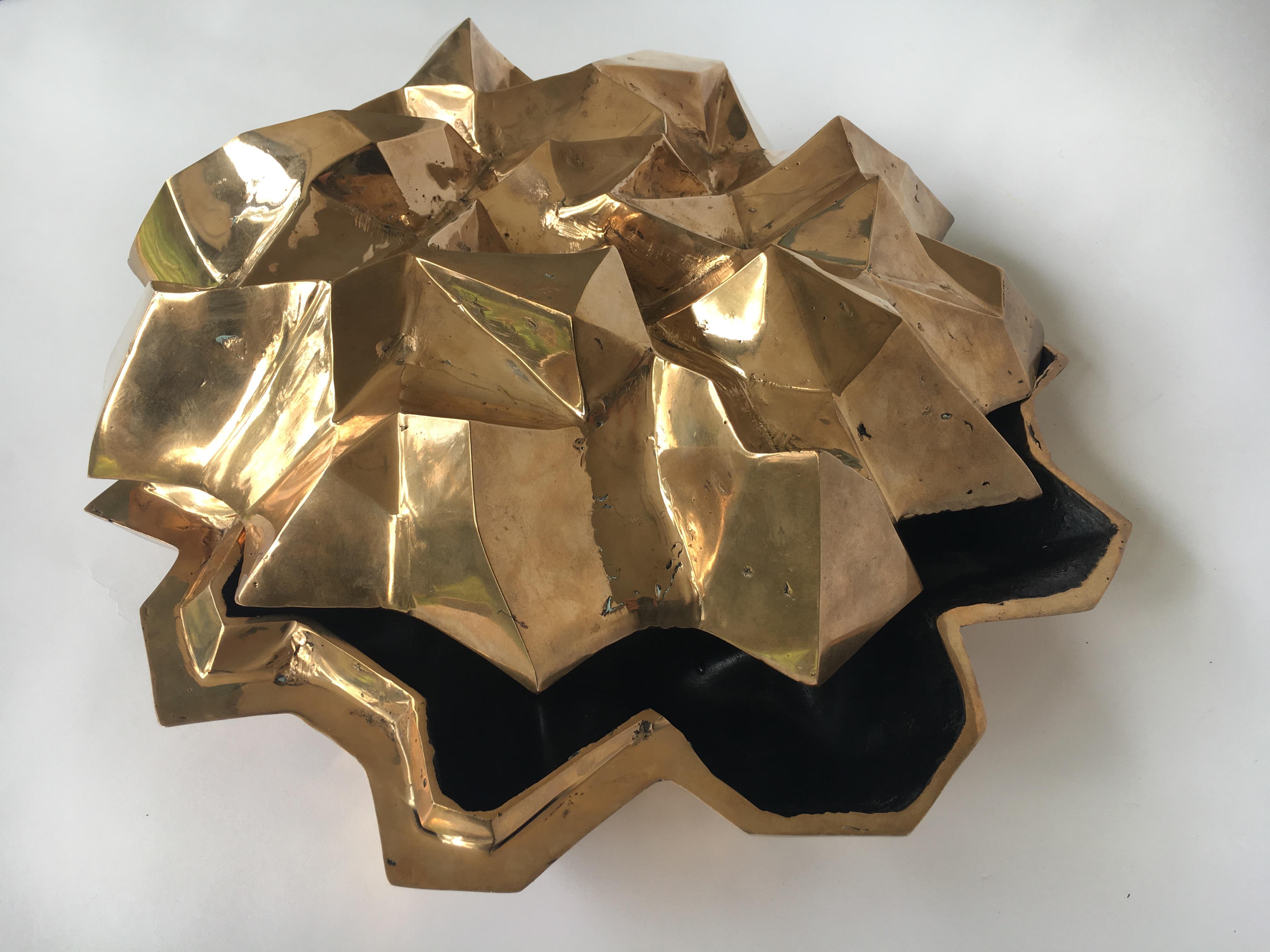 bronze rock box STUDIO JOB centerpiece  - Art by Studio Job (Job Smeets & Nynke Tynagel)