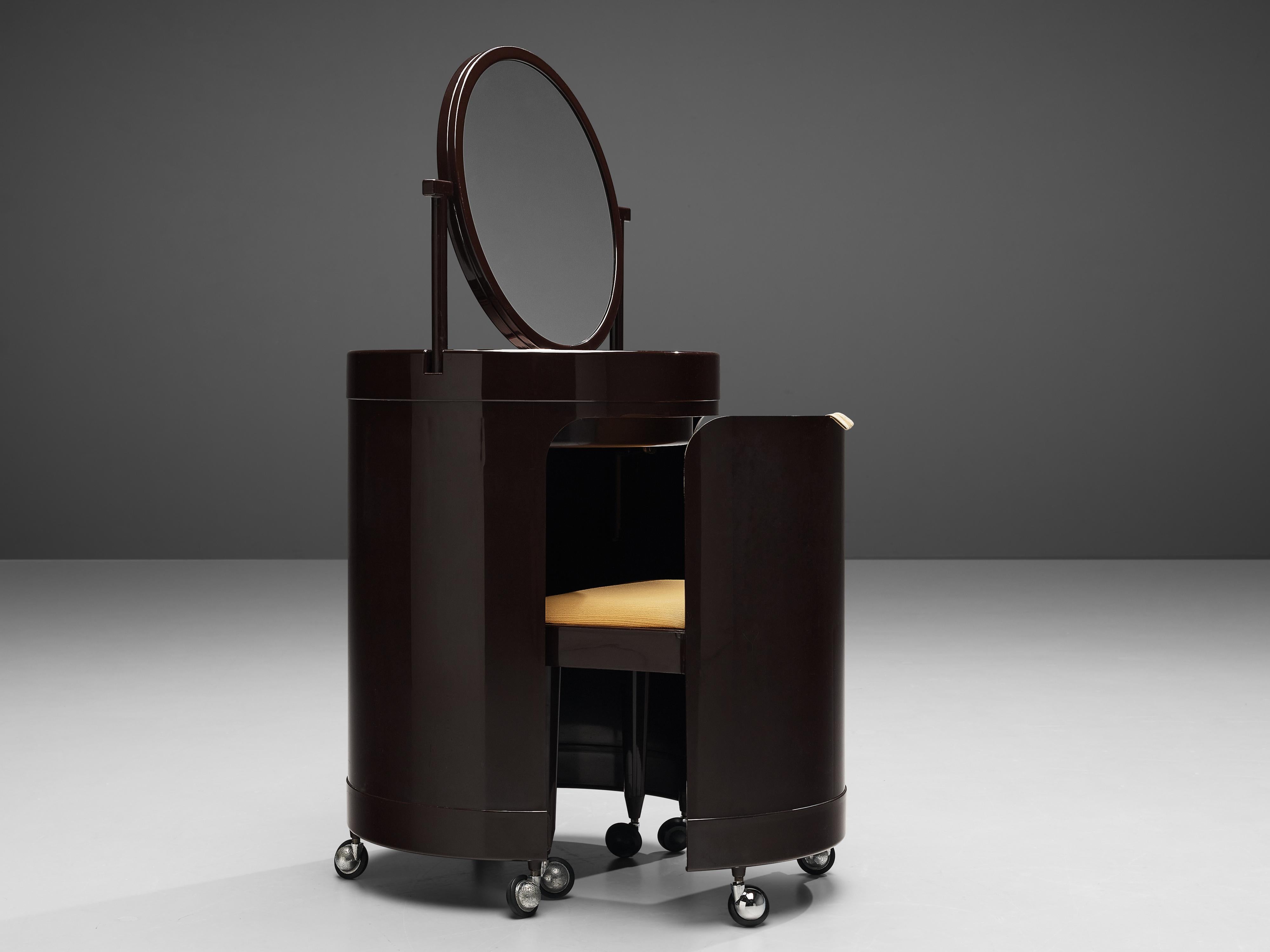 Mid-Century Modern Studio Kastilia 'Silvi' Table de toilette avec chaise