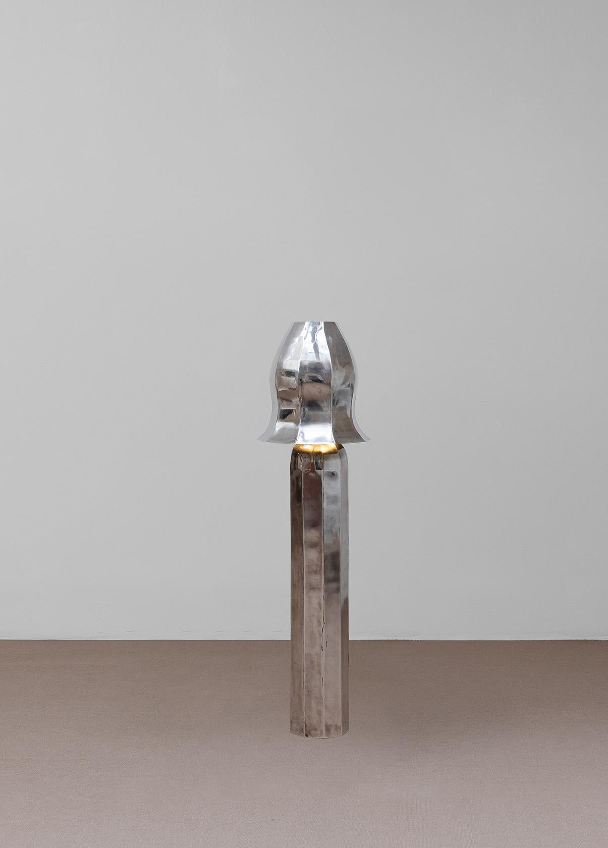 Crocus par STUDIO KUHLMANN.

Prenant l'apparence d'une fleur, la Crocus est conçue à l'échelle humaine et est fabriquée à partir de feuilles de métal découpées à la main, méticuleusement soudées au TIG et dotées d'un variateur d'intensité tactile.
