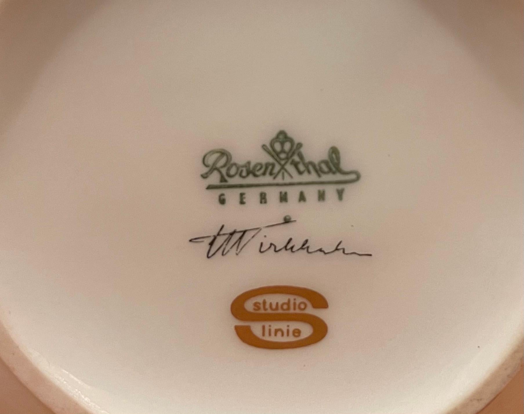 Weißer Porzellan-Teekanne „Studio Line“ von Tapio Wirkkala für Rosenthal im Angebot 2