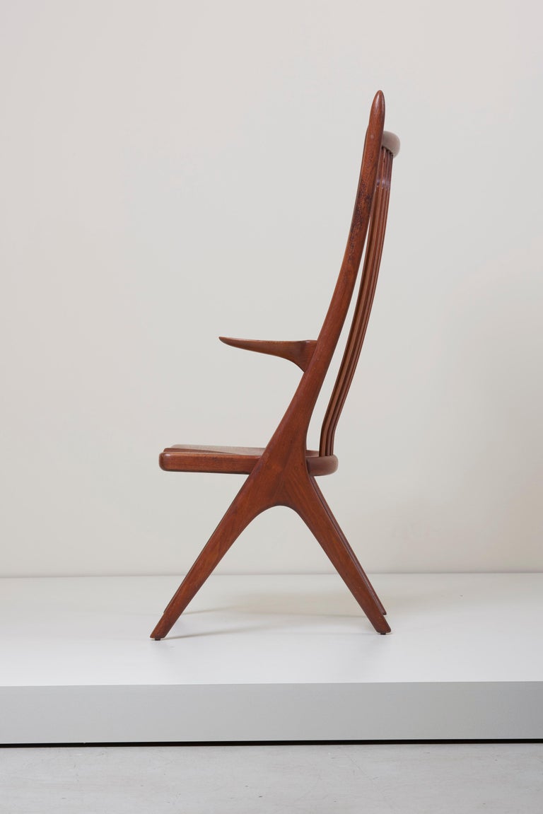 American Craftsman Studio Lounge Chair by Richard Harrison, US, 1960s For Sale