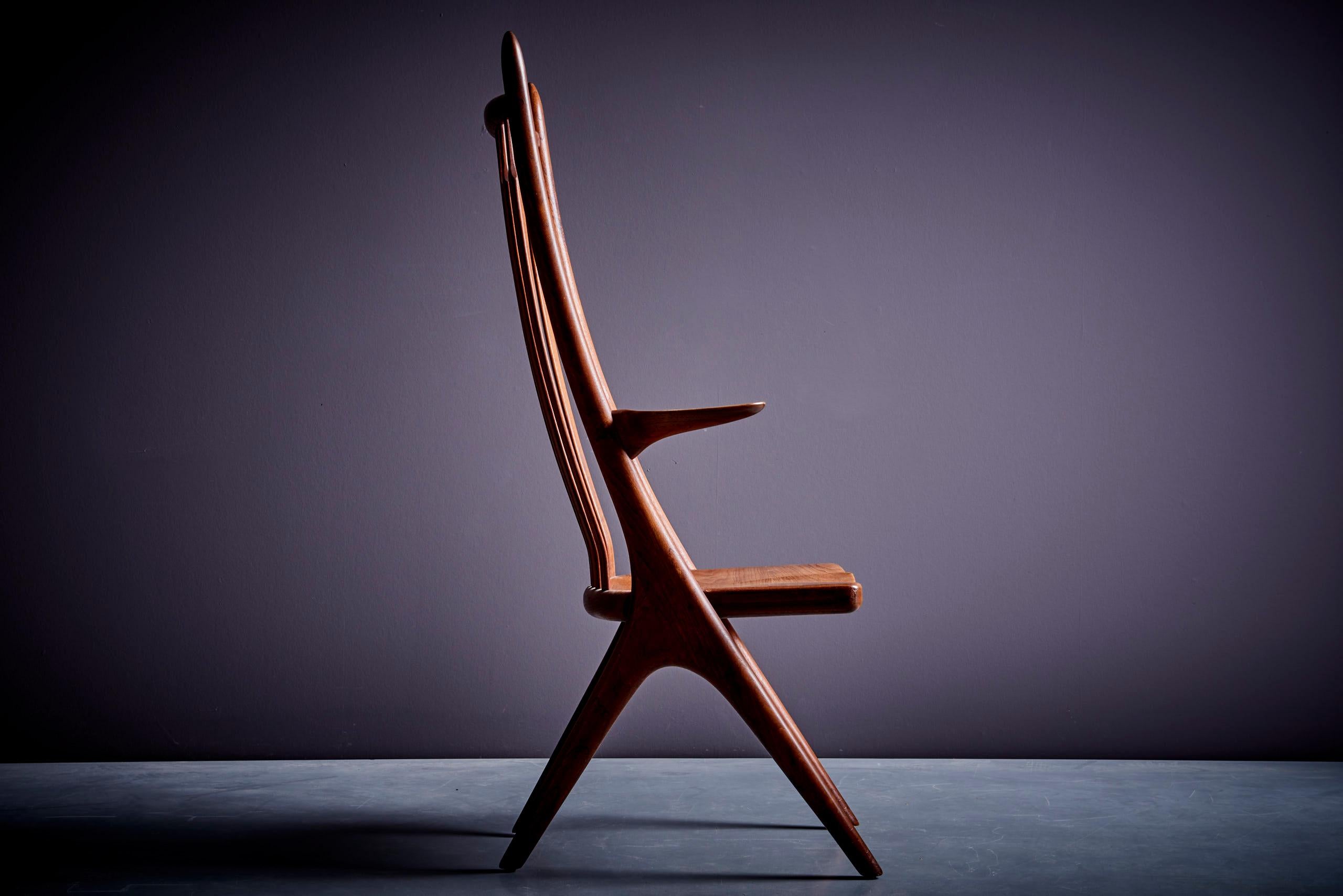 Milieu du XXe siècle Fauteuil de salon Studio de Richard Harrison, États-Unis, années 1960 en vente