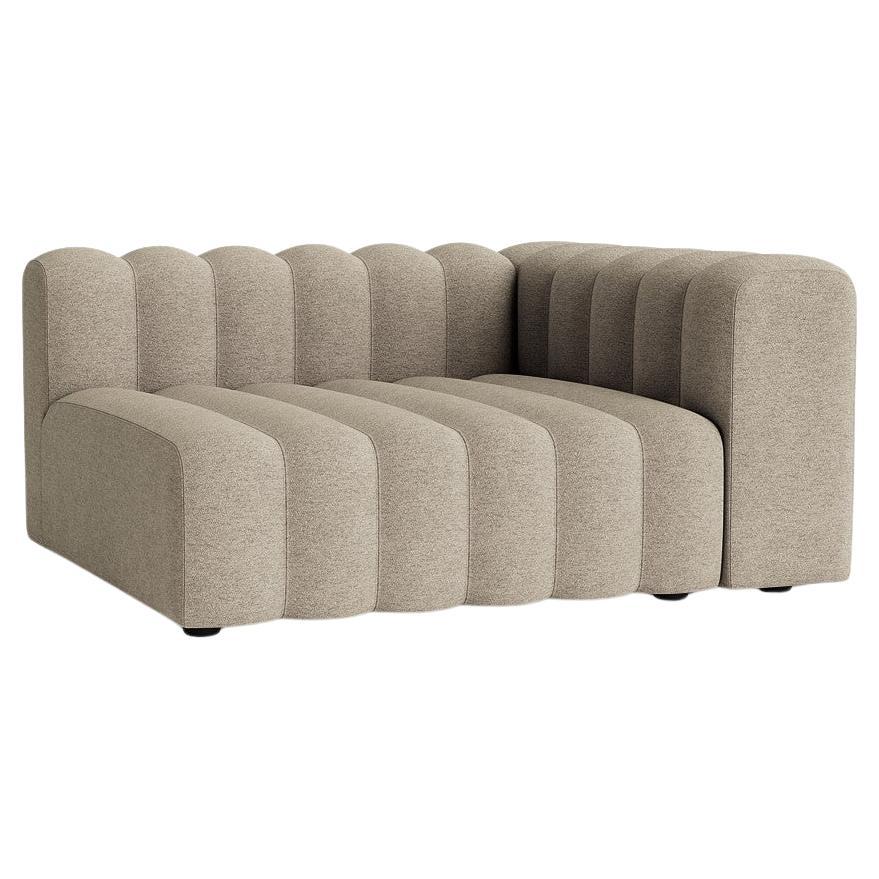 Studio Lounge Large Left Modular Sofa With Armrest by NORR11 For Sale