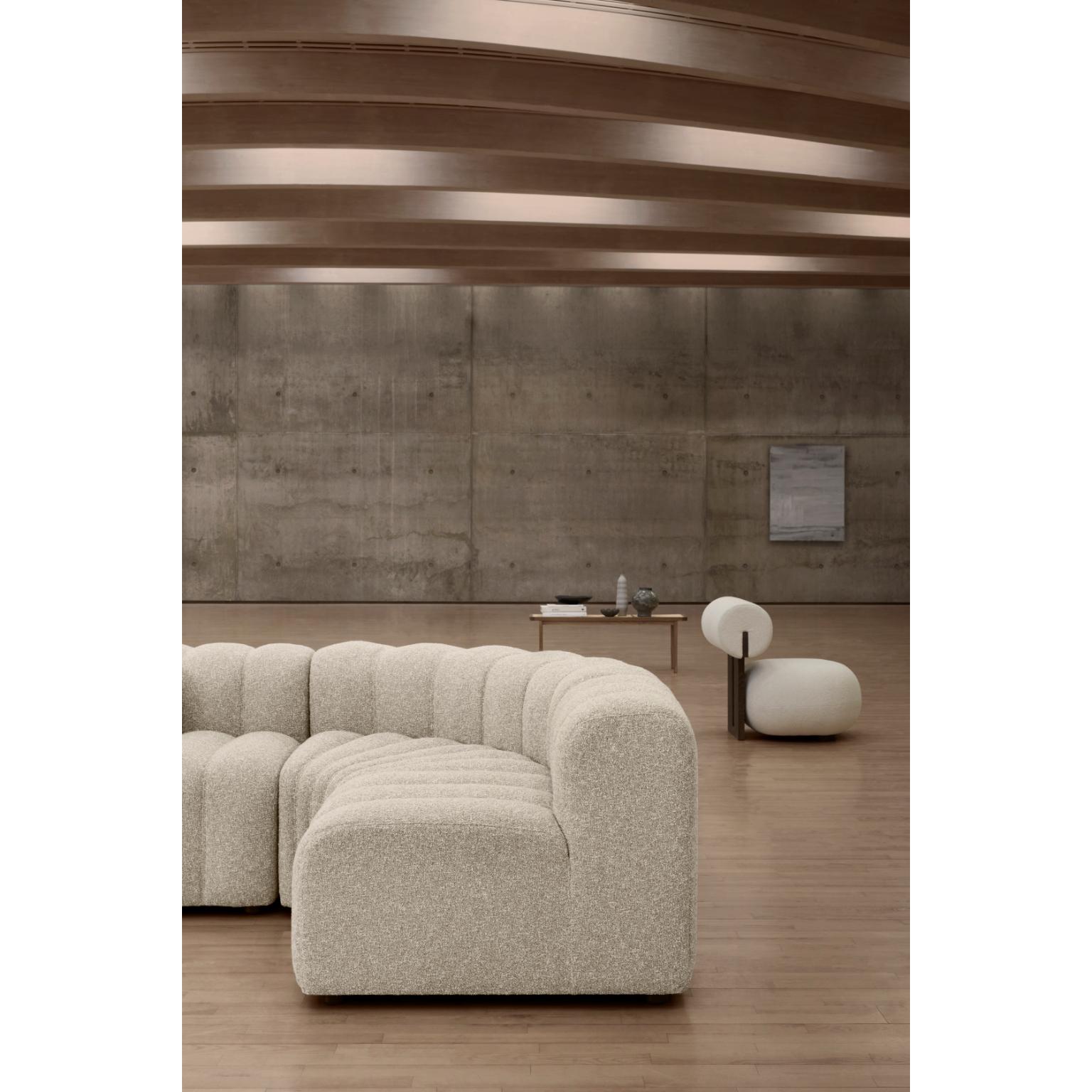 Studio Lounge Large Left Modular Sofa With Short Armrest by NORR11 For Sale 8